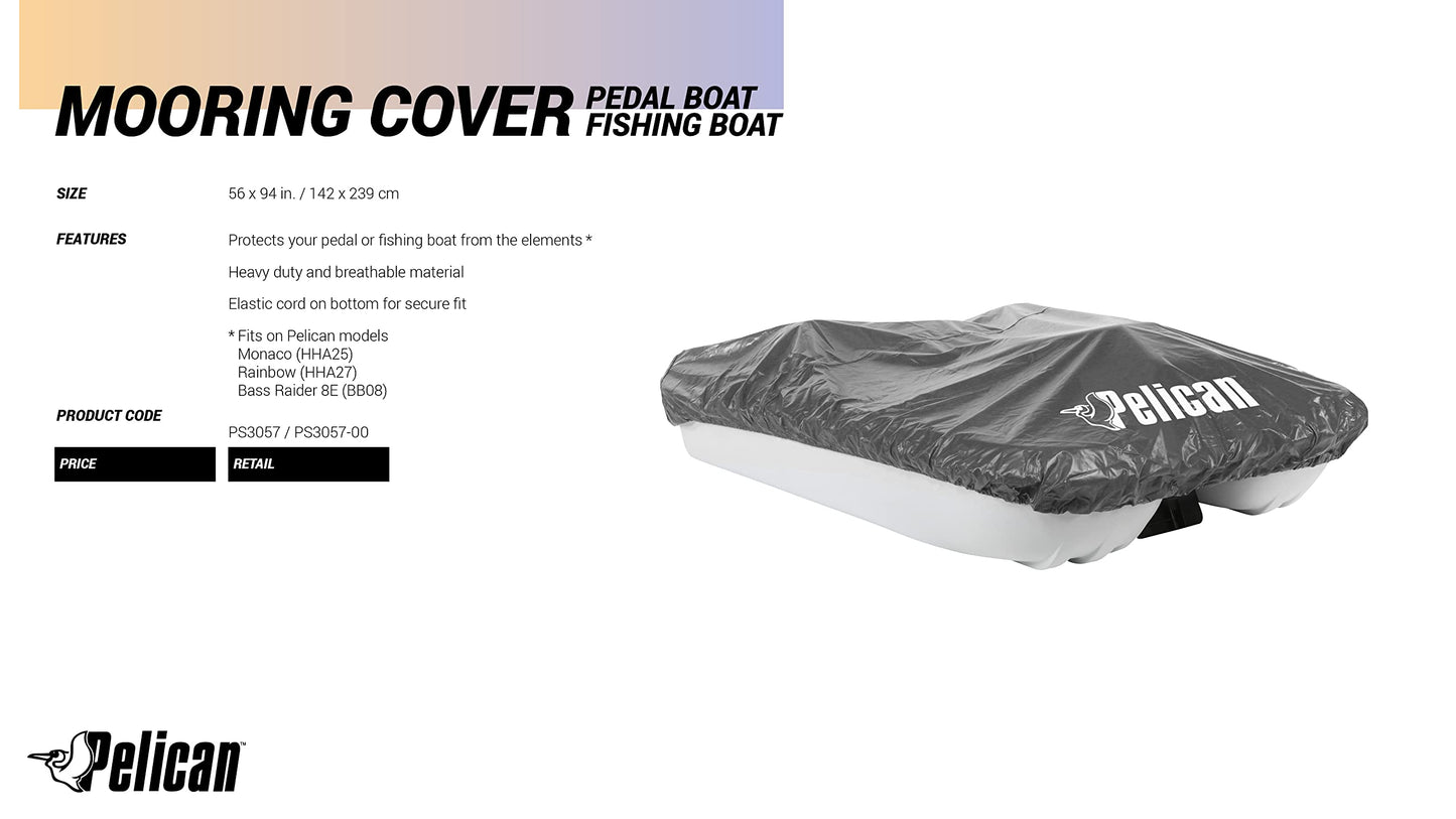 Pelican Vinyl Pedal Boat Mooring and Storage Cover - Heavy Duty Monaco and Rainbow Models 🍁 All In One Marketplace Canada Pelican
