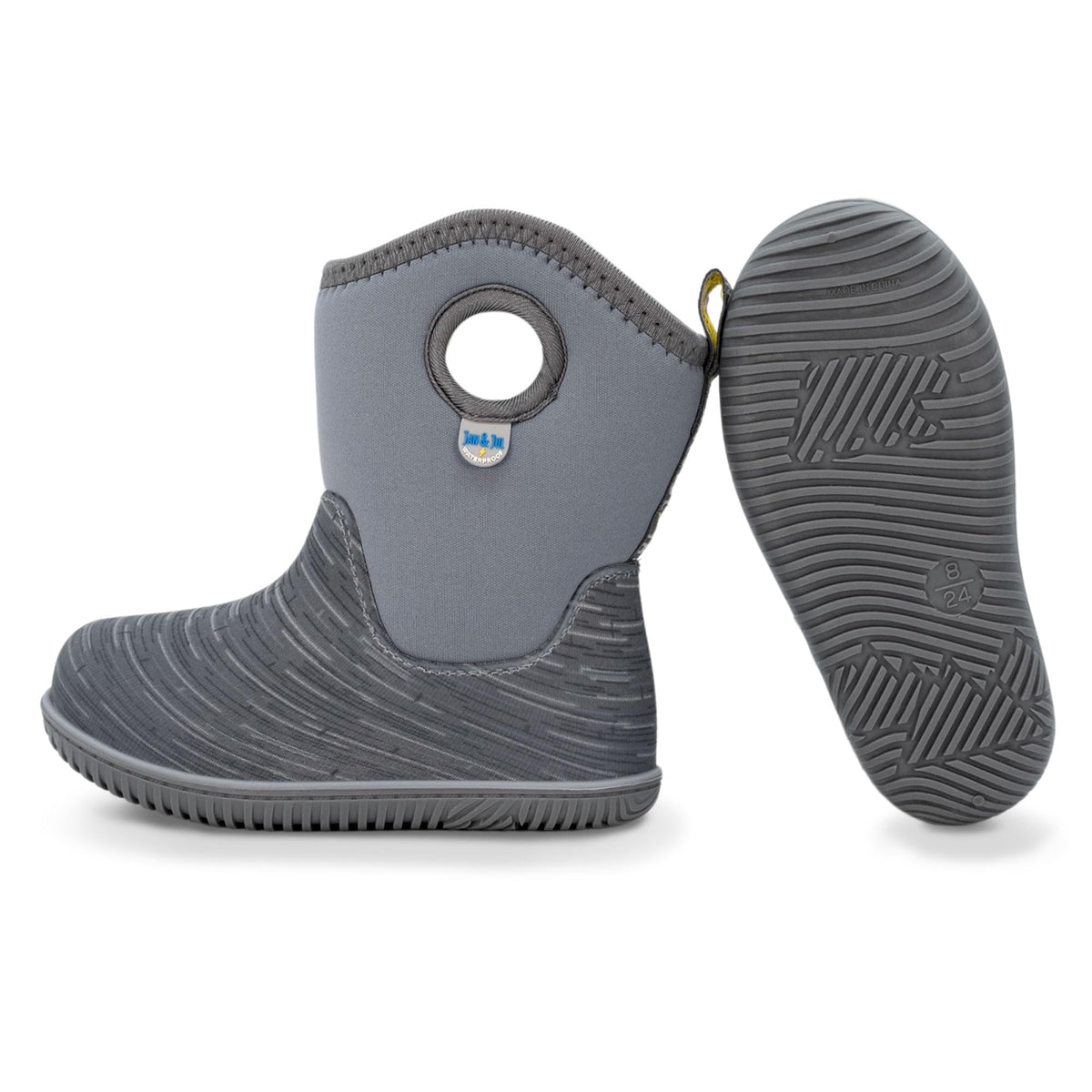 Jan & Jul Waterproof Winter Boots for Toddlers (Grey Birch, US 8) 🍁 All In One Marketplace Canada