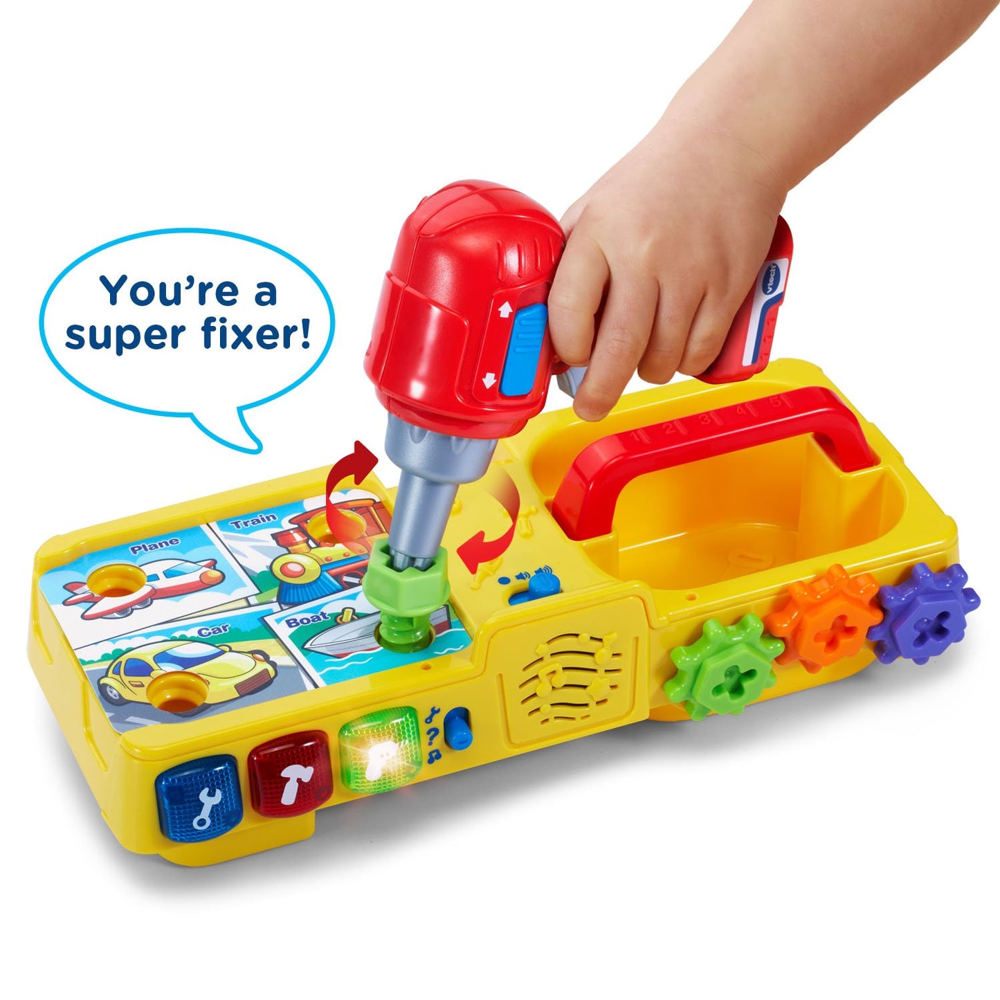VTech Drill and Learn Toolbox - English Version 🍁 All In One Marketplace Canada
