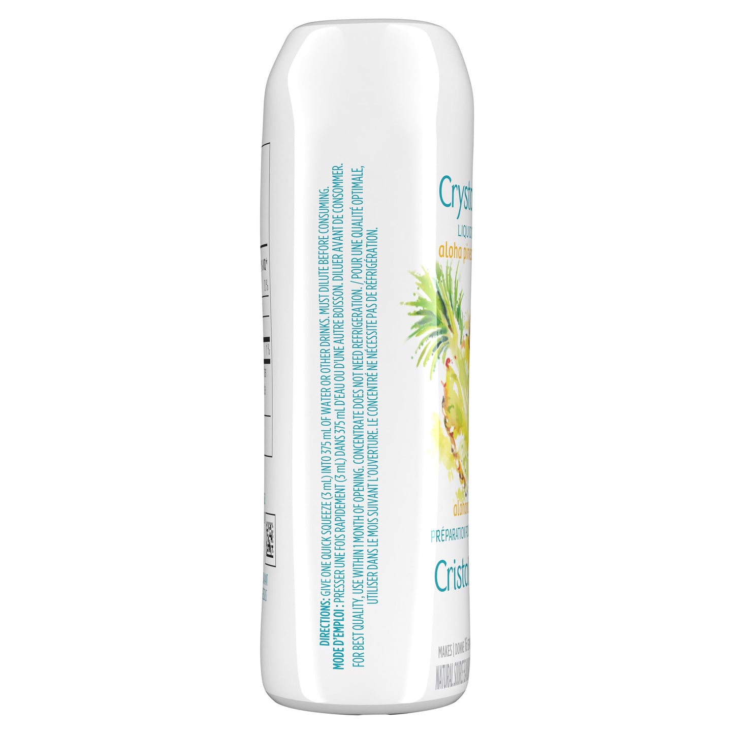 Crystal Light Aloha Pineapple Coconut Liquid Drink Mix, 48 mL Bottle (Pack of 12) Crystal Light