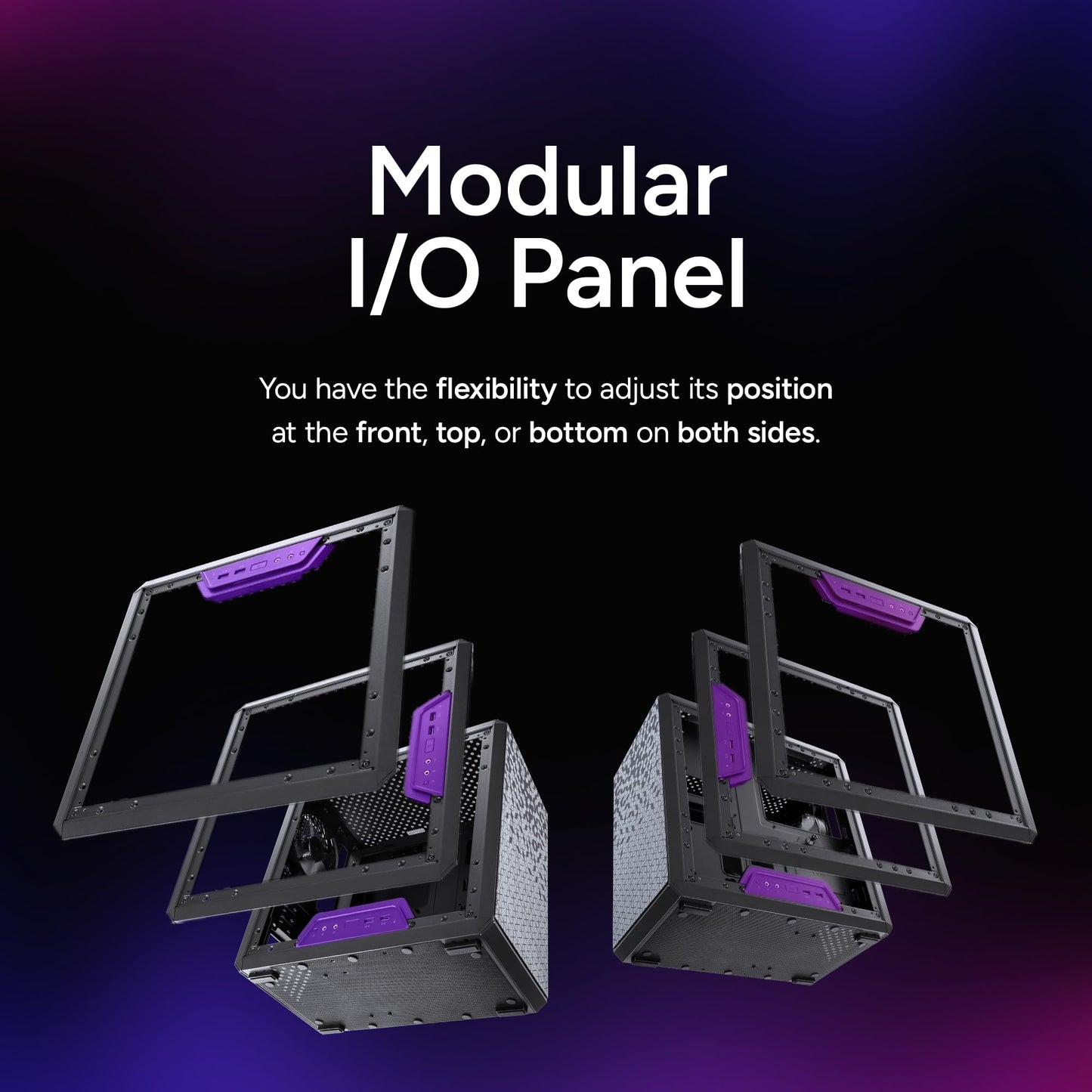 Cooler Master MasterBox Q300L Micro-ATX Tower with Magnetic Design Dust Filter, Transparent Acrylic Side Panel, Adjustable I/O & Fully Ventilated Airflow, Black (MCB-Q300L-KANN-S00) π All In One Marketplace Canada