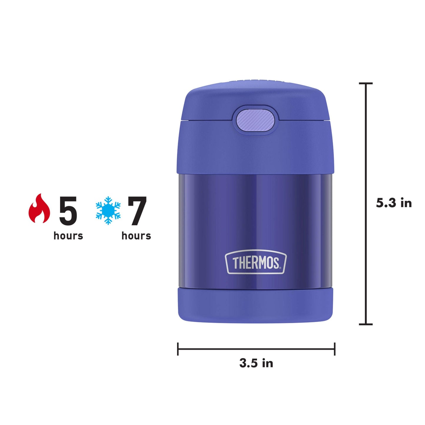 THERMOS FUNTAINER Kids Food Jar with Spoon, 10oz, Purple 🍁 All In One Marketplace Canada