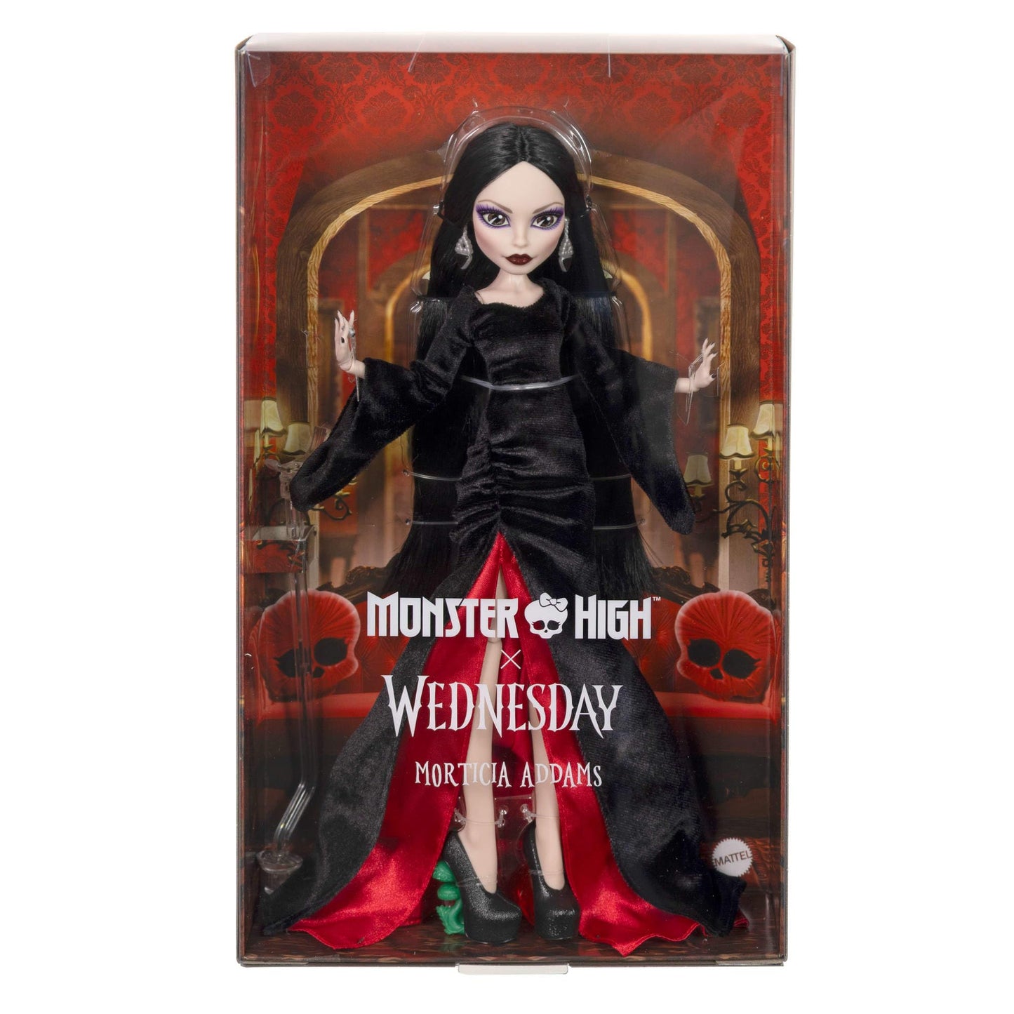 Monster High x Wednesday Morticia Addams Doll Monster High