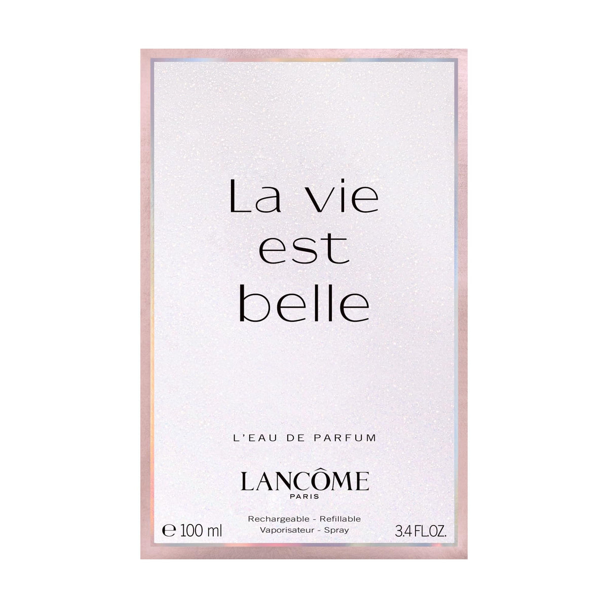 Lancôme La Vie Est Belle Eau de Parfum - Long Lasting Fragrance with Notes of Iris, Earthy Patchouli, Warm Vanilla & Spun Sugar - Floral & Sweet Women's Perfume