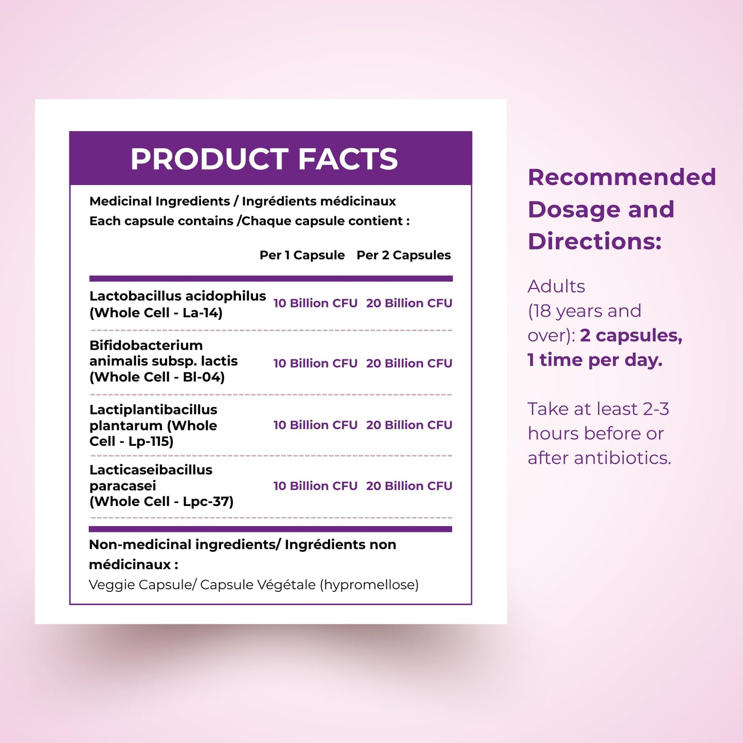 Nutratology® Probiotics for Women | Canadian-Made | 40 Billion CFUs per Capsule | Bloating Relief & Digestion | 4 Strains of Women's Probiotic for Gut Health | 60 Capsules