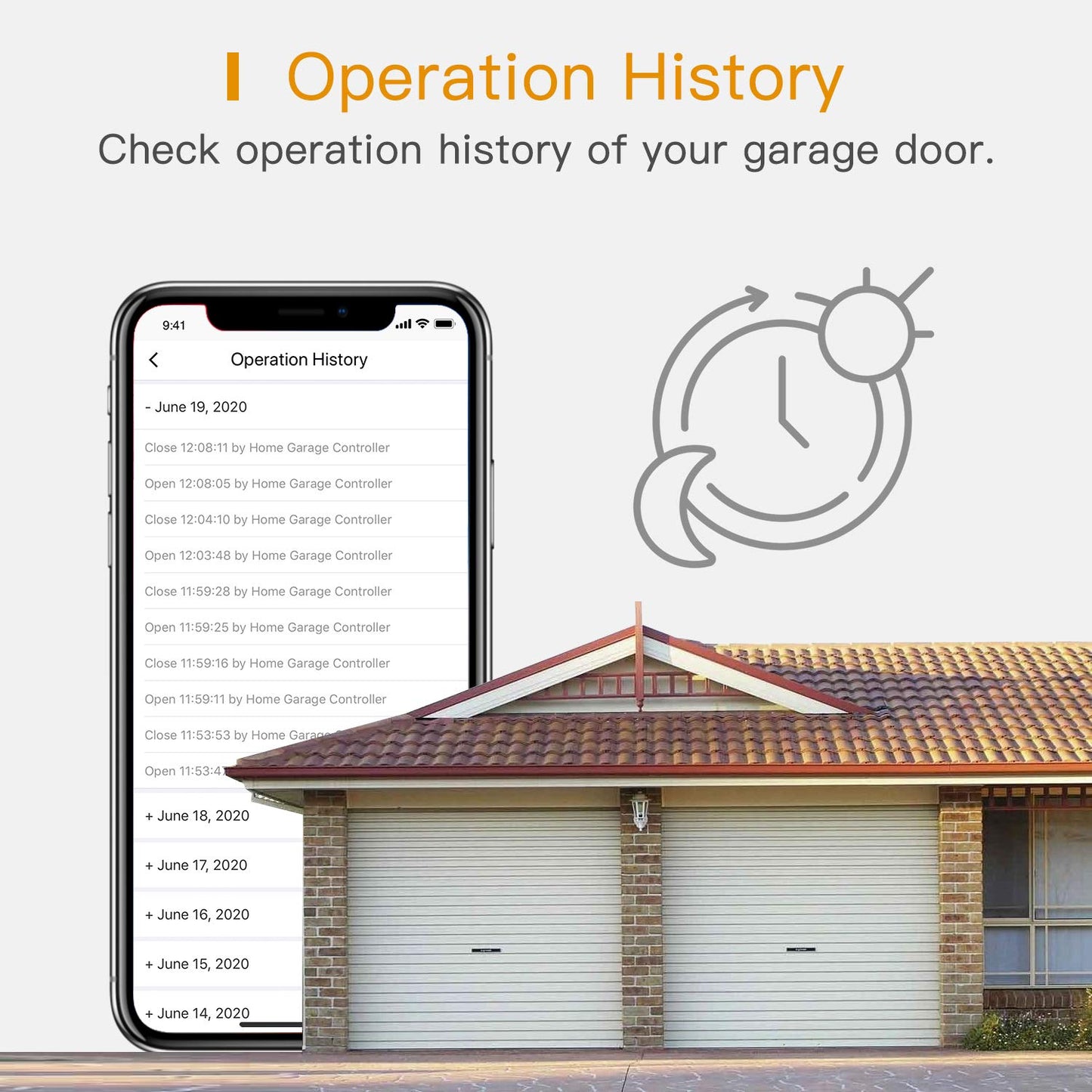 Refoss Smart Wi-Fi Garage Door Opener, Compatible with Google Assistant, Alexa, APP Remote Control Refoss