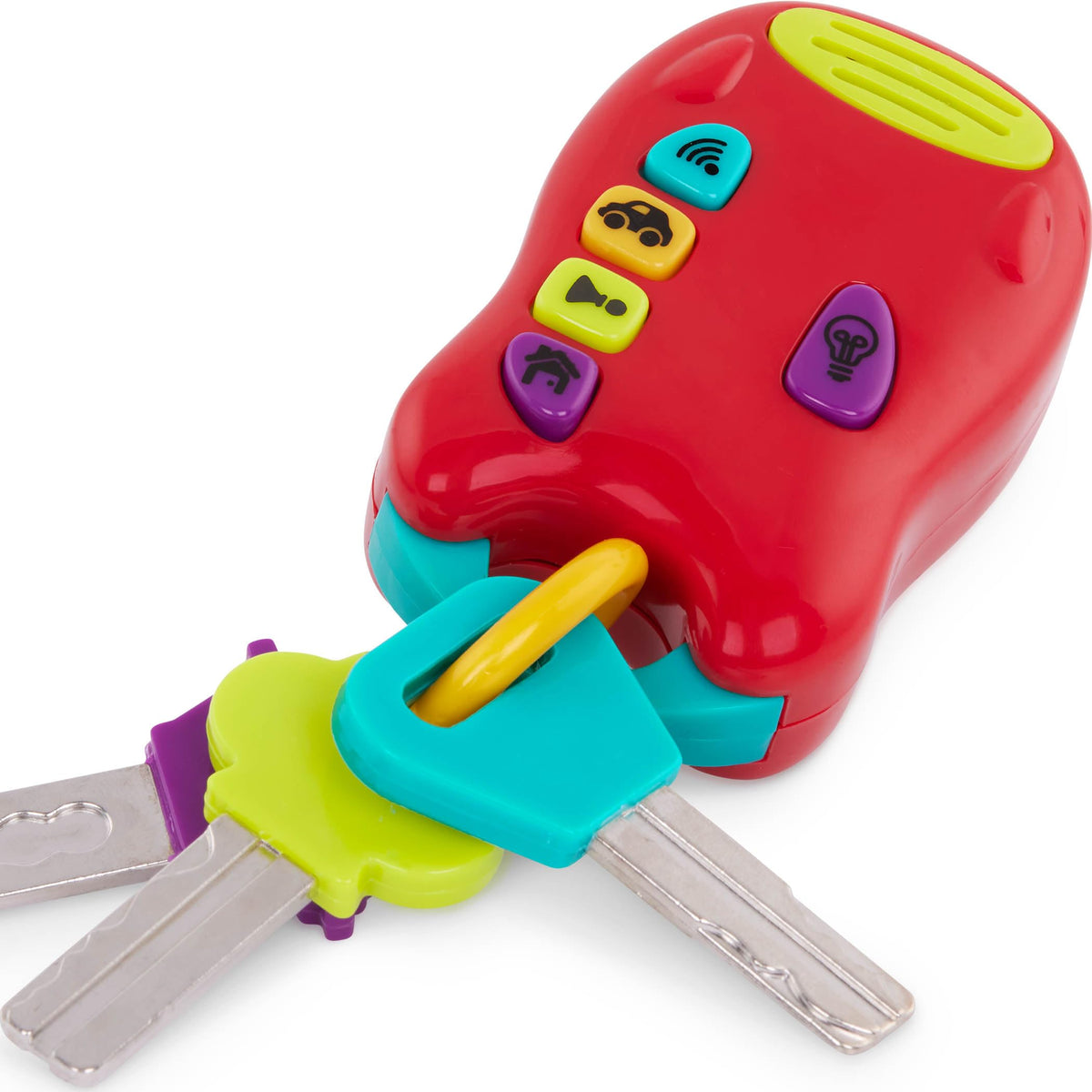 Battat Light & Sound Phone and Keys, Pretend Play Sensory Toys, Phone+Keys