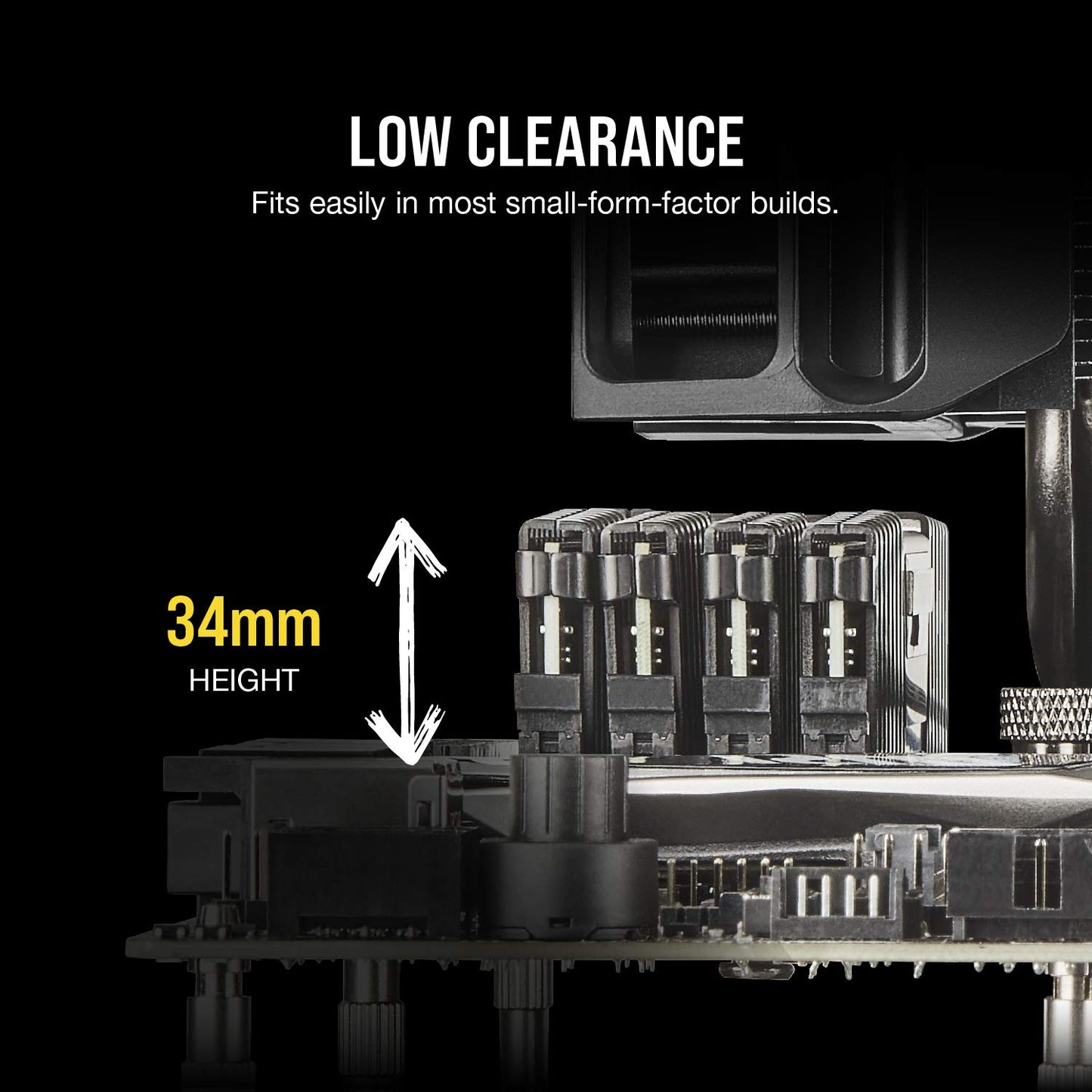 CORSAIR Vengeance LPX DDR4 RAM 32GB (2x16GB) Up to 3200MHz CL16-20-20-38 1.35V Intel XMP AMD EXPO Computer Memory β Black (CMK32GX4M2E3200C16) π All In One Marketplace Canada