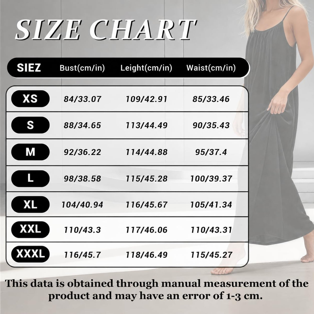 Tubeluck Backless Cami Dress for Women Summer Sleeveless Long Casual Sundress Lady Solid Color Open Back Lounge Dresses Holiday House (CA/US, Alpha, Medium, Regular, Regular, Black) 🍁 All In One Marketplace Canada