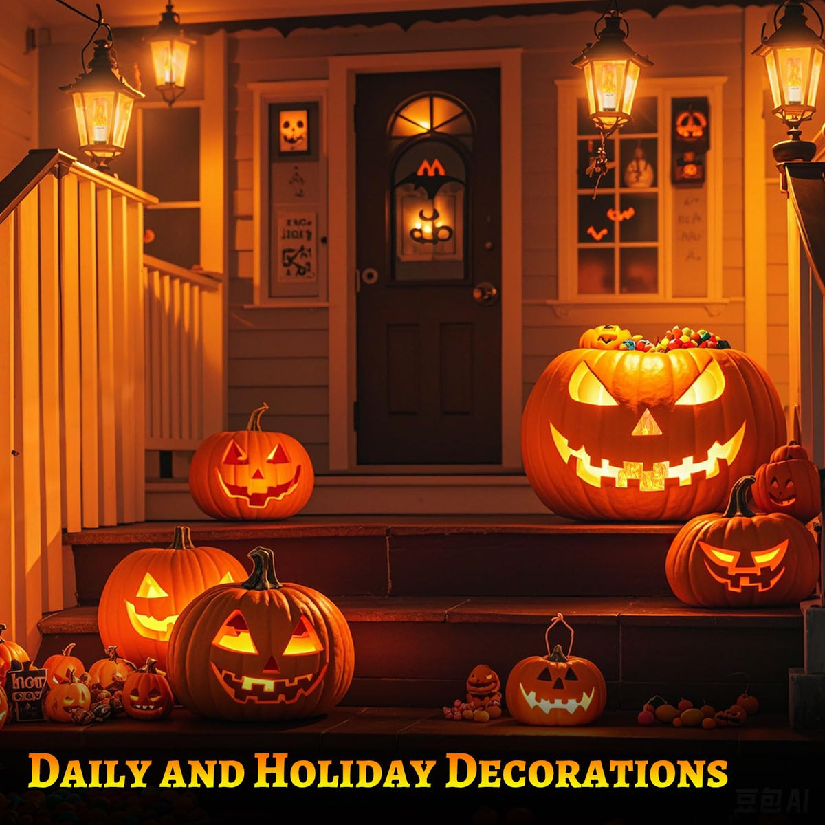HoogaLife Flame Light Bulbs, Warm Flickering Light Bulbs Effect of Real Fire, E26 Flame Light Bulb for Christmas, Halloween, Party Patio Porch Home Holiday Indoor & Outdoor Decorations-2 Pack 🍁 All In One Marketplace Canada