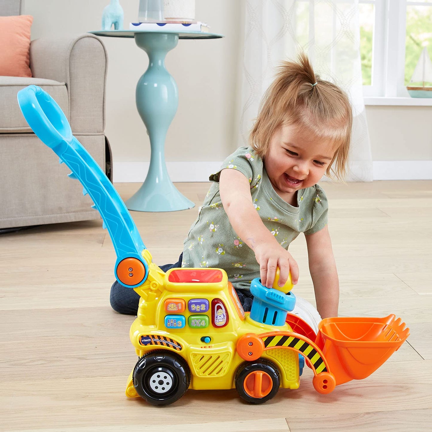 VTech Pop-a-Balls Push & Pop Bulldozer - English Version 🍁 All In One Marketplace Canada