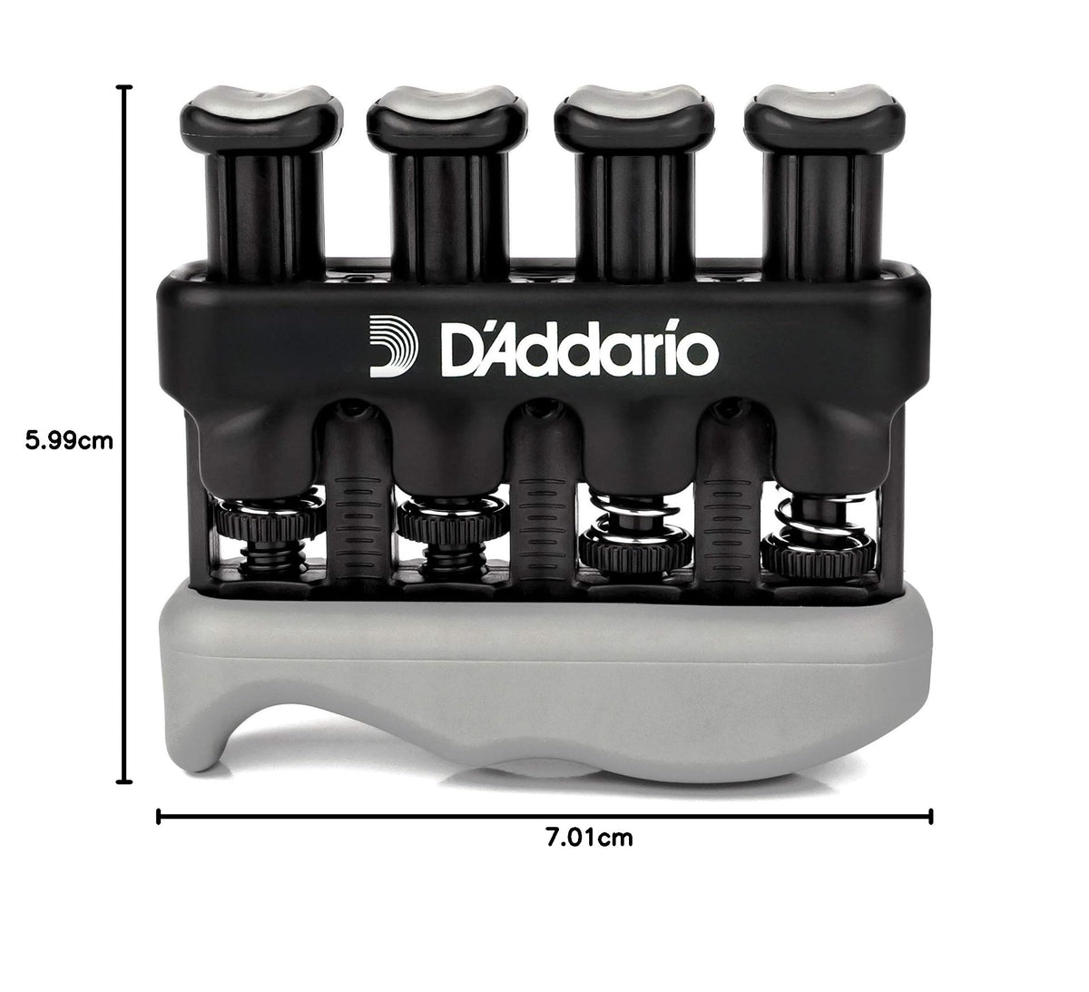 DAddario Varigrip Hand Exerciser Improve Dexterity and Strength in Fingers, Hands, Forearms- Adjust Tension Per Finger - Simulated Strings Help Develop Calluses- Comfortable Conditioning
