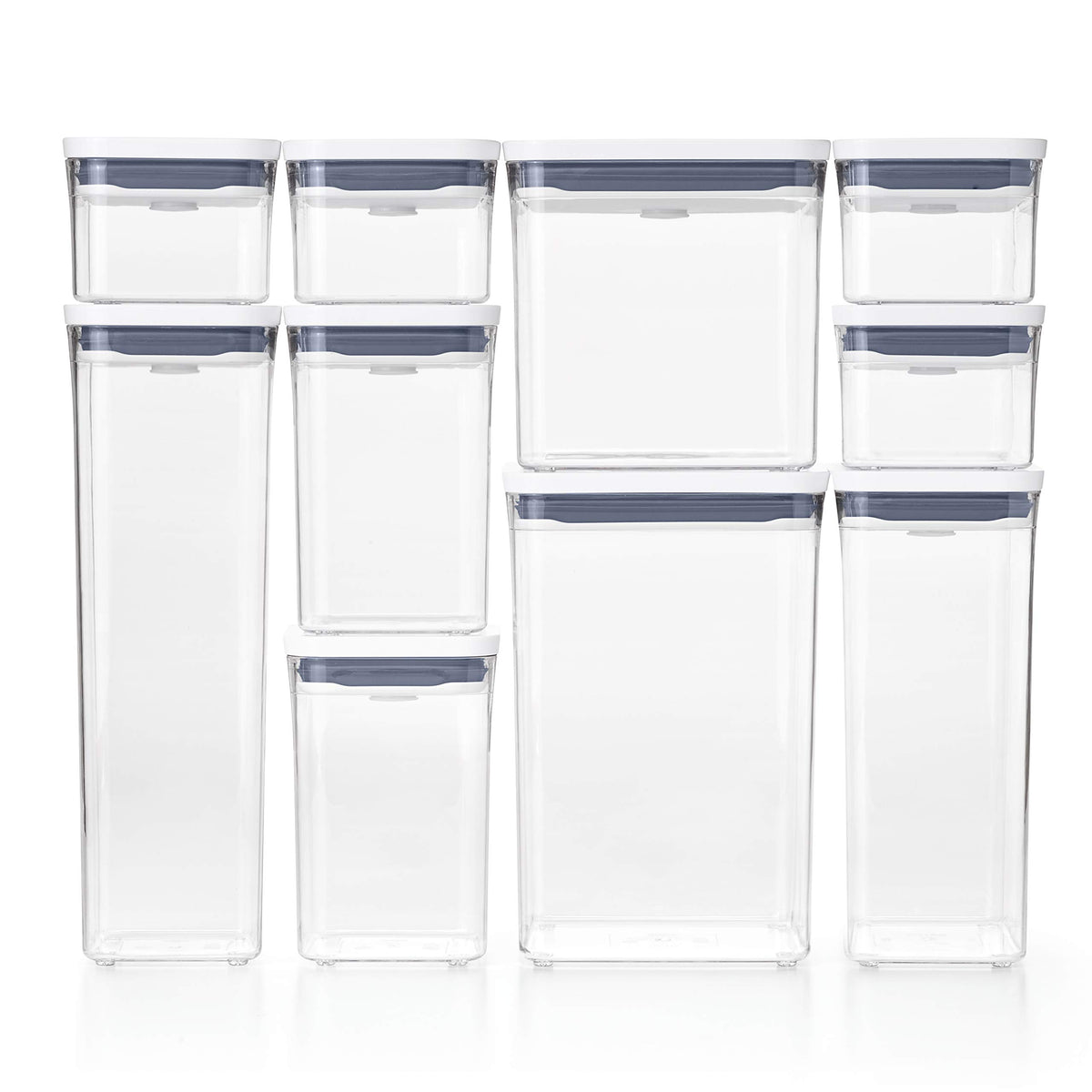 Oxo 11236000 Good Grips 10 Piece POP Container Set, White