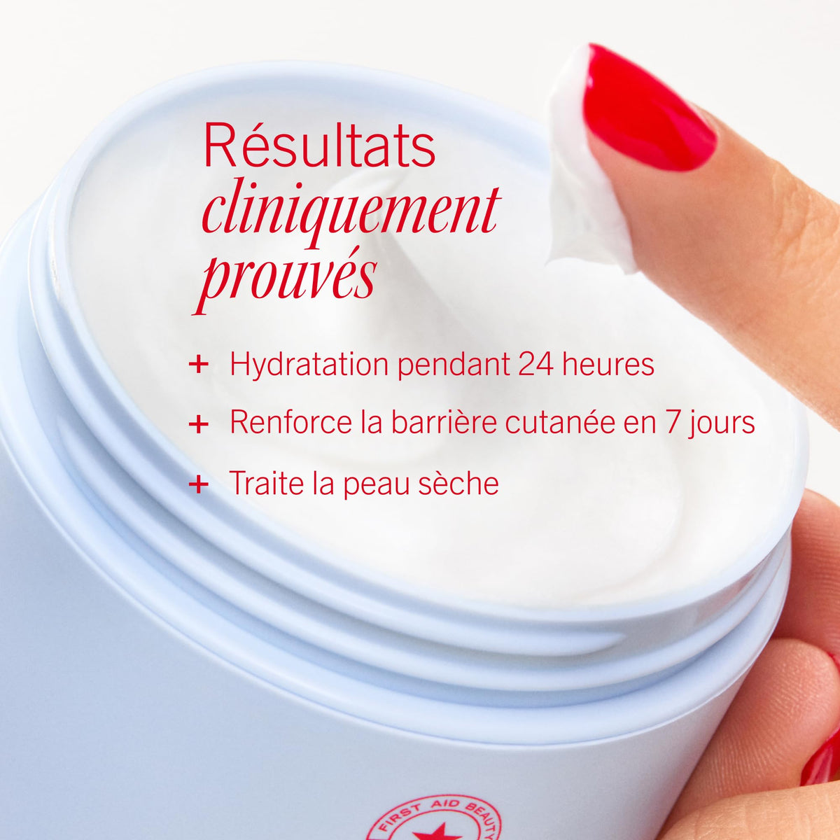 First Aid Beauty - Ultra Repair Cream - Hydrating Face & Body Moisturizer - Whipped Colloidal Oatmeal Clinically Proven to Strengthen Skin Barrier in 7 Days - Helps Relieve Eczema, 2 oz Travel Size