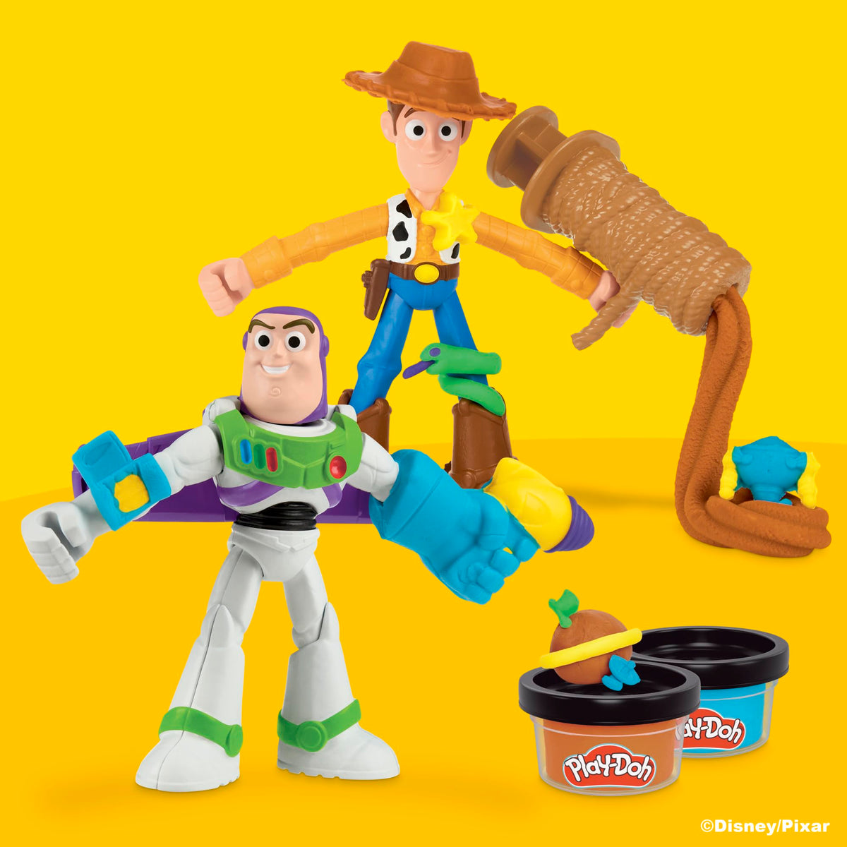 Play-Doh Toy Story Space Creations Playset, Arts & Crafts, Disney Toys for Kids 4+