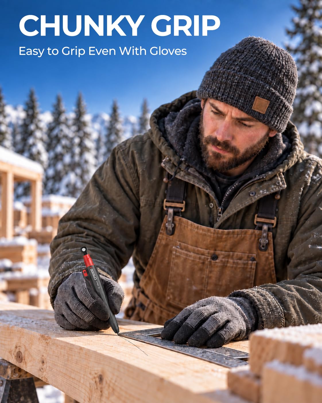 Nicpro CP5000 Carpenter Pencils Magnetic Armored for Father's HoliDay Gifts đ All In One Marketplace Canada