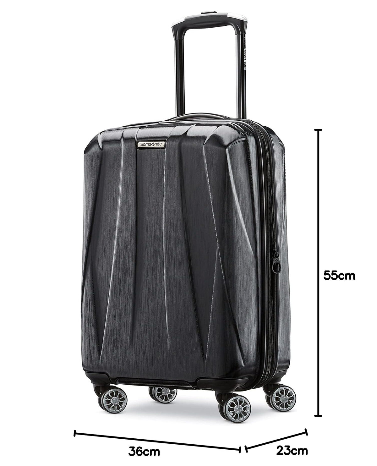 Samsonite Centric 2 Spinner Carry-On, Model Number - 141134-1041, Black