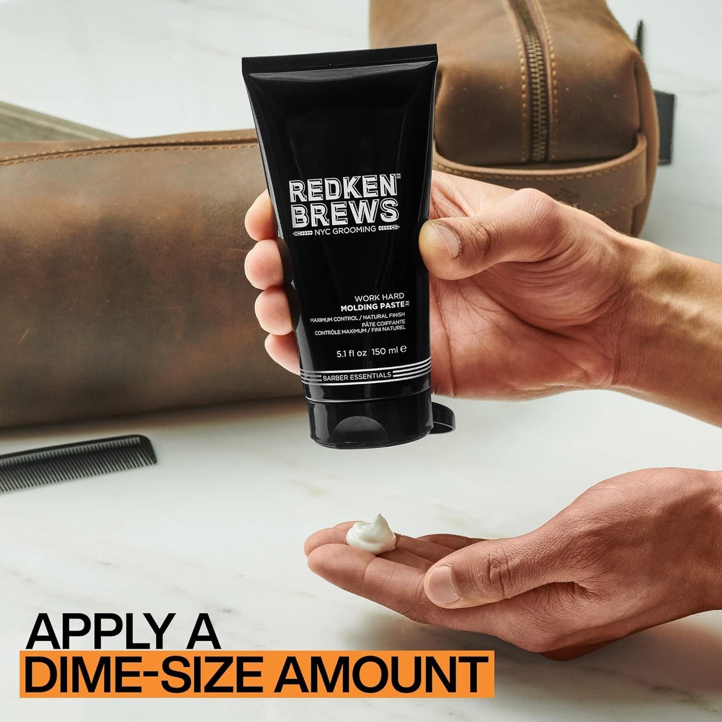 Redken Brews Molding Paste Hair Styling, 150mL Redken Brews