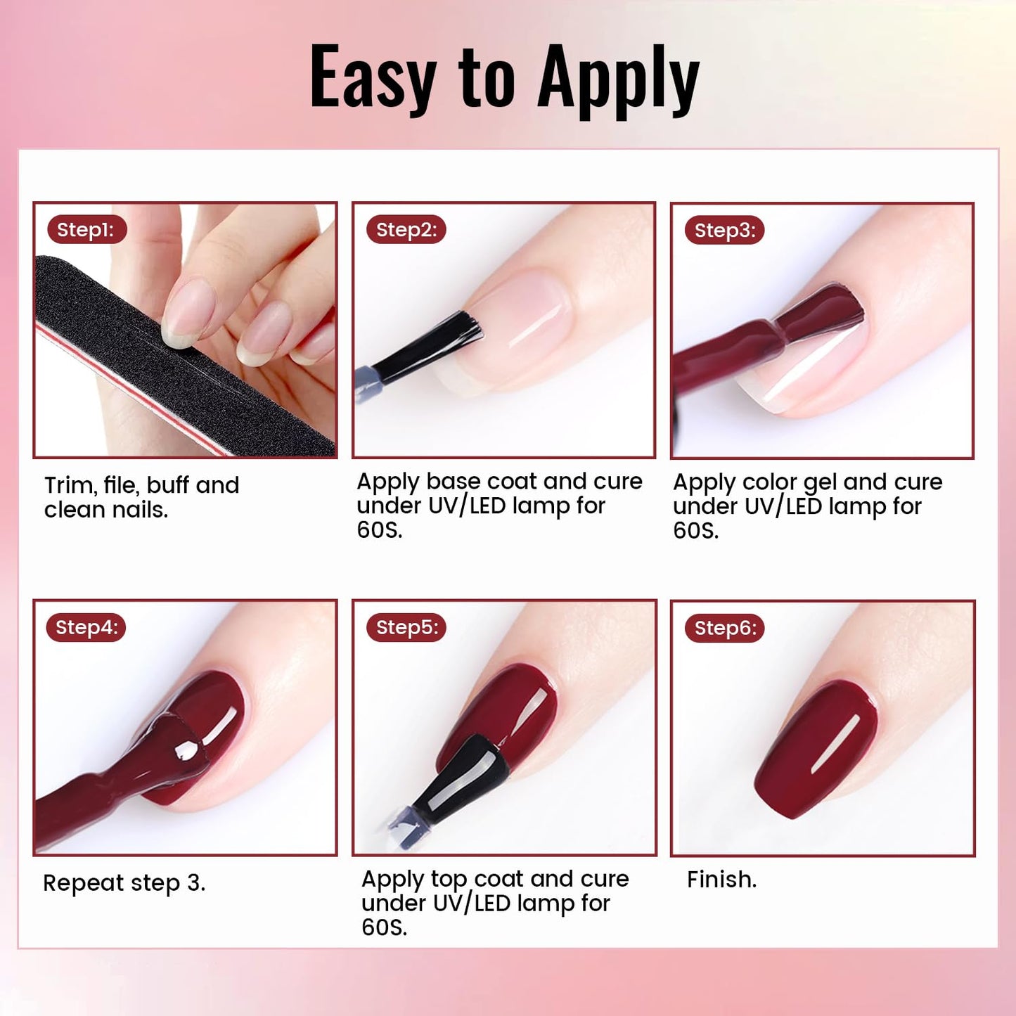 36 PCS Gel Nail Polish Kit with U V Light include 32 Colors Gel Polish Nail Soak Off Base No Wipe Top and Matte Top Coat Nail Polish Set Manicure Tools Lamp Gifts for Women - Available at All In One Marketplace Canada