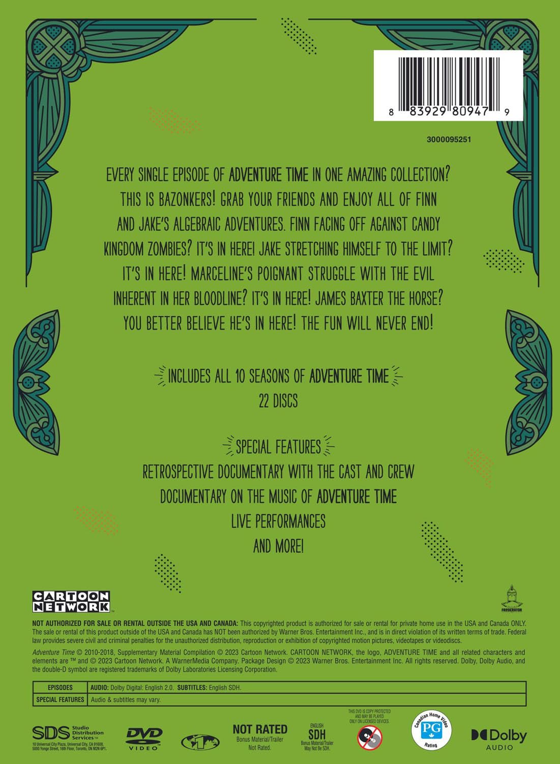 Adventure Time: The Complete Series Standard Edition (DVD)