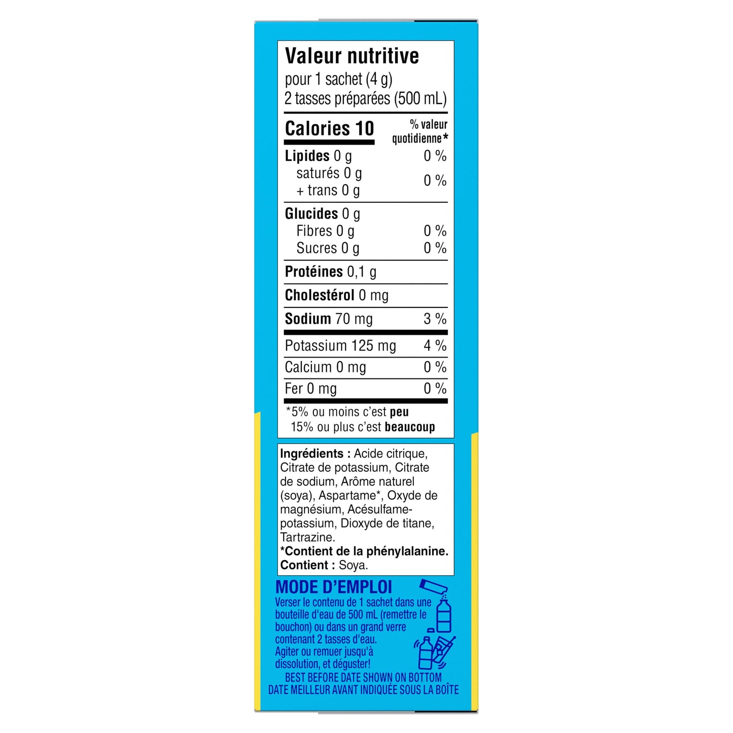 mio Lemonade Powdered Drink Mix, 8 ct. Case Mio Energy