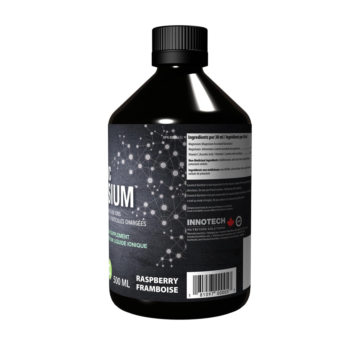 Innotech Nutrition Liquid Ionic Magnesium with Vitamin C - 500 ml