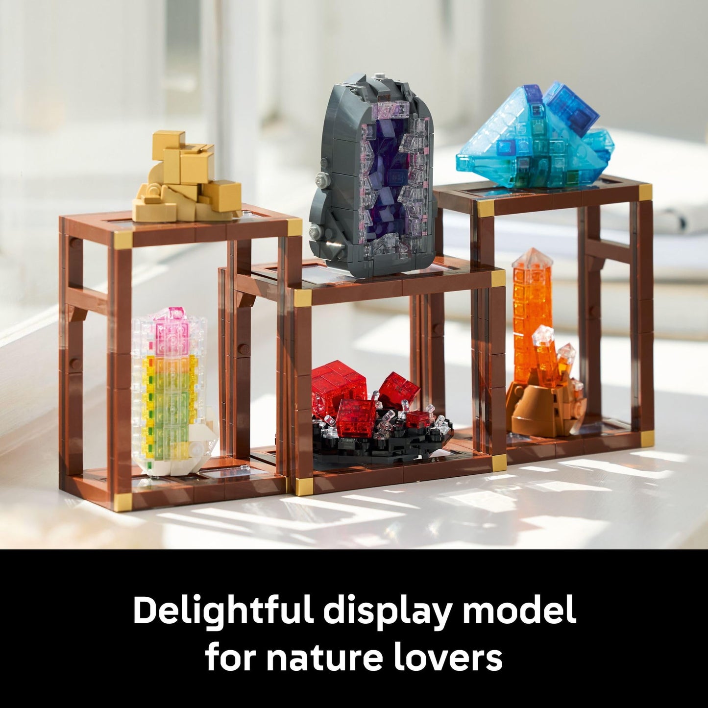 LEGO Ideas Mineral Collection Building Set for Adults, Ages 18+ - Bedroom or Office Decor with 3 Display Shelves - Unique Gift Idea for Men & Women - 21362 🍁 All In One Marketplace Canada