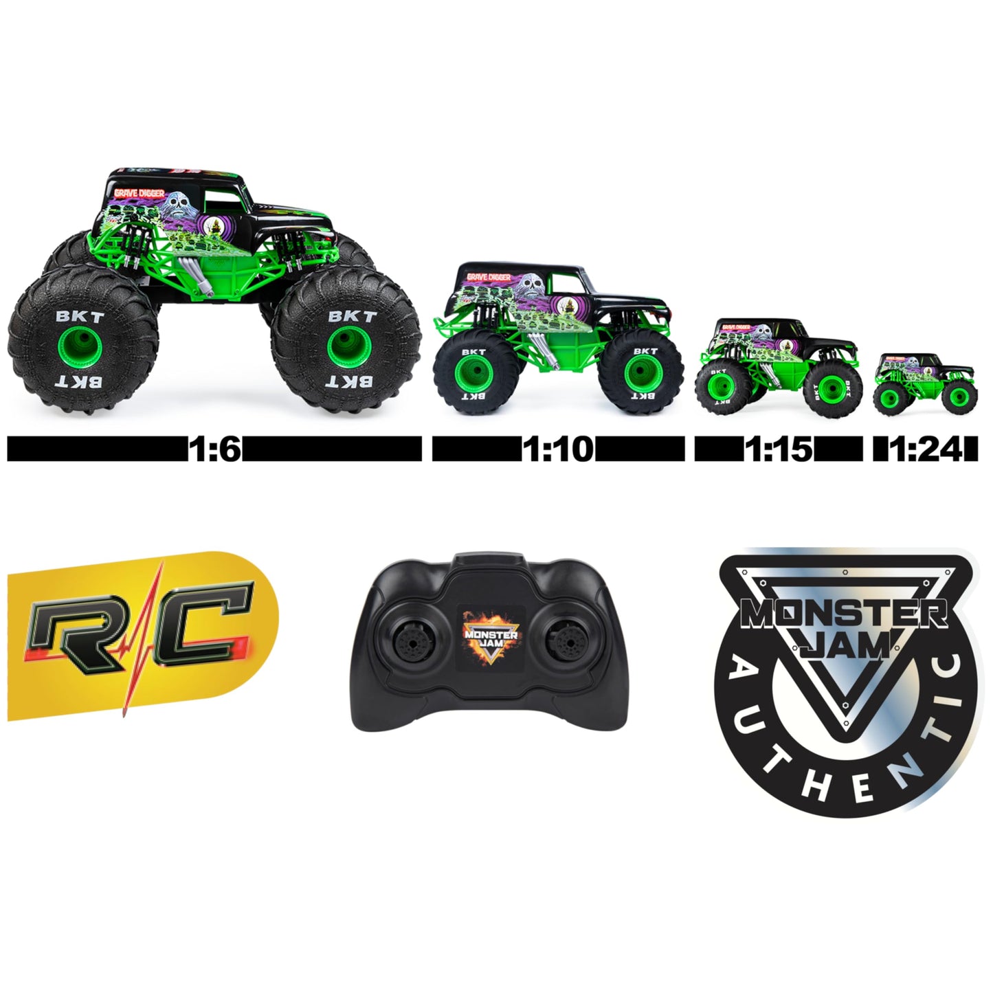 Monster Jam, Official El Toro Loco Remote Control Monster Truck for Boys and Girls, 1:24 Scale, 2.4 GHz, Kids Toys for Ages 4 and Up 🍁 All In One Marketplace Canada