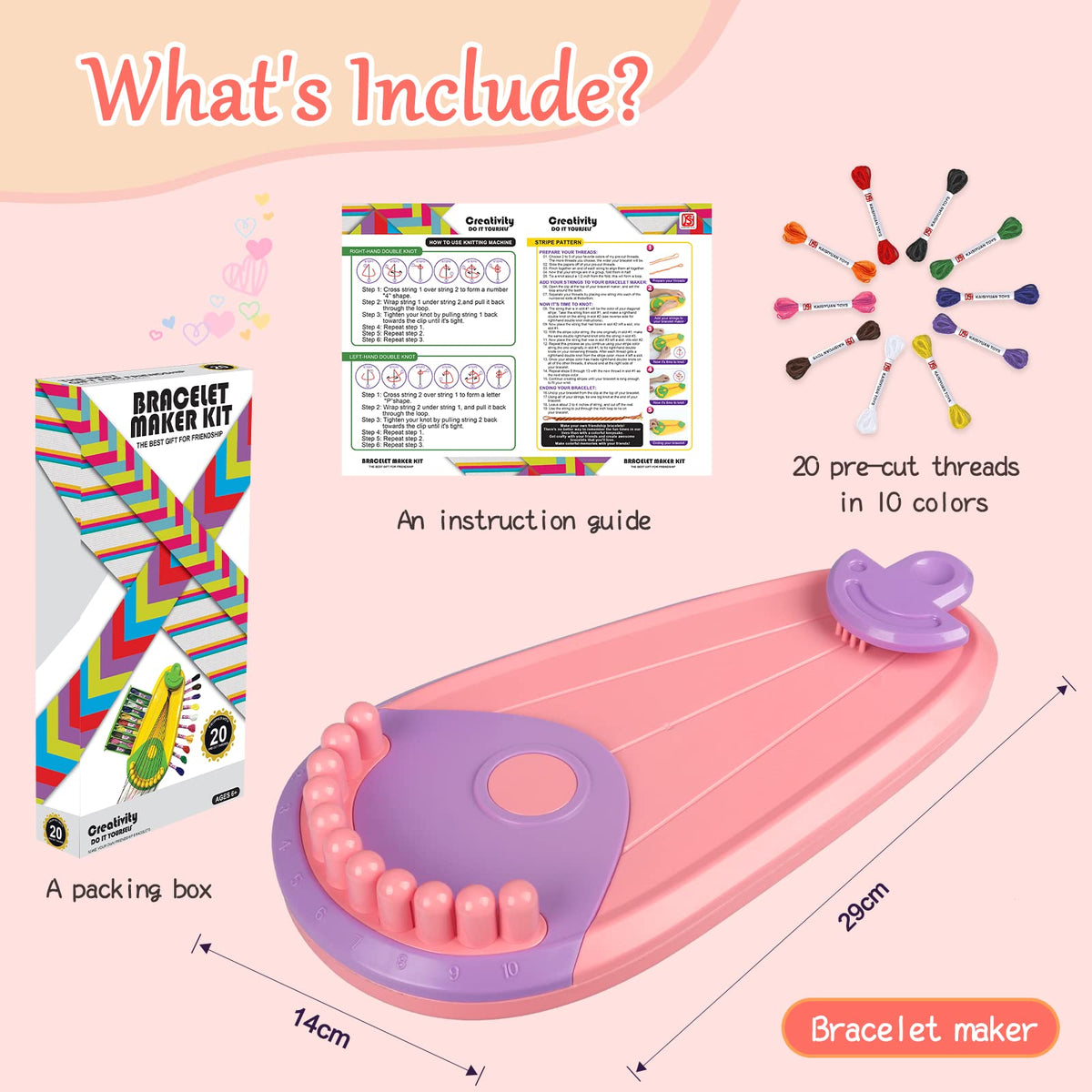 Martiount Bracelet Making Kit for Girls 6-12 - Friendship Bracelet Kit 🍁 All In One Marketplace Canada