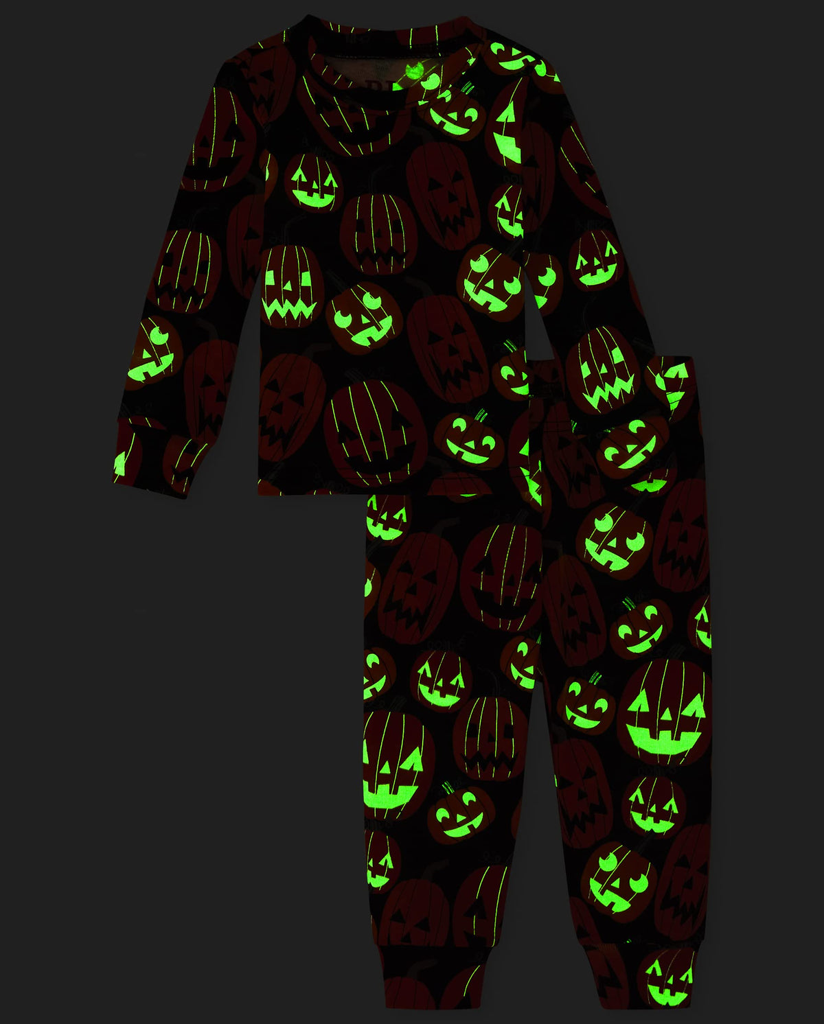 The Children's Place, ensemble de pyjamas assortis pour la famille, Halloween, coton, motif citrouilles, 0-3 mois