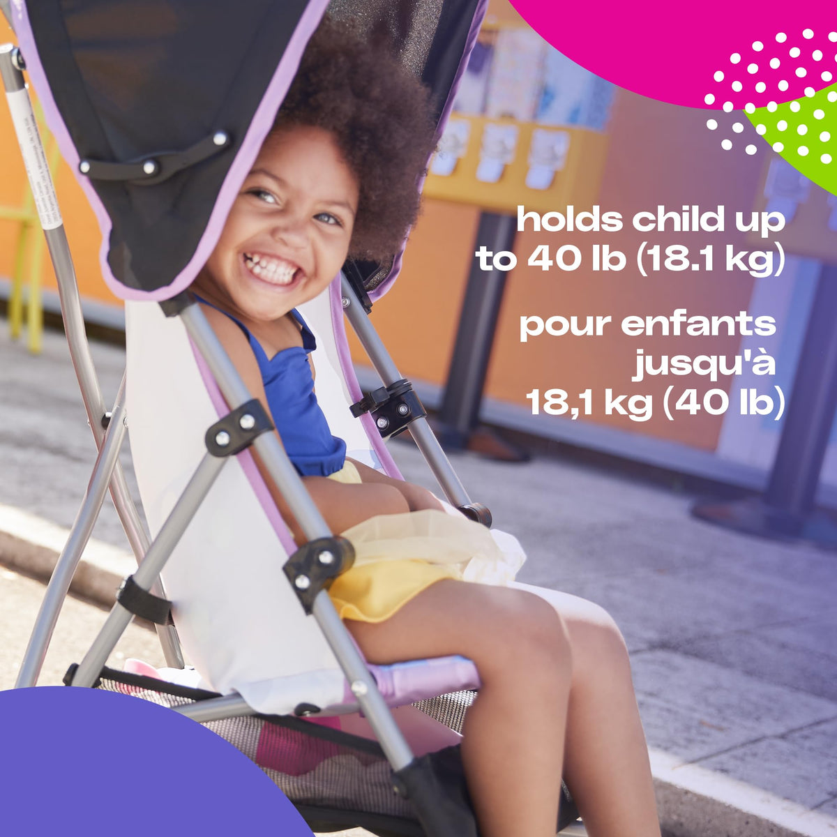 Cosco Umbrella Stroller with Canopy, Little Fletcher