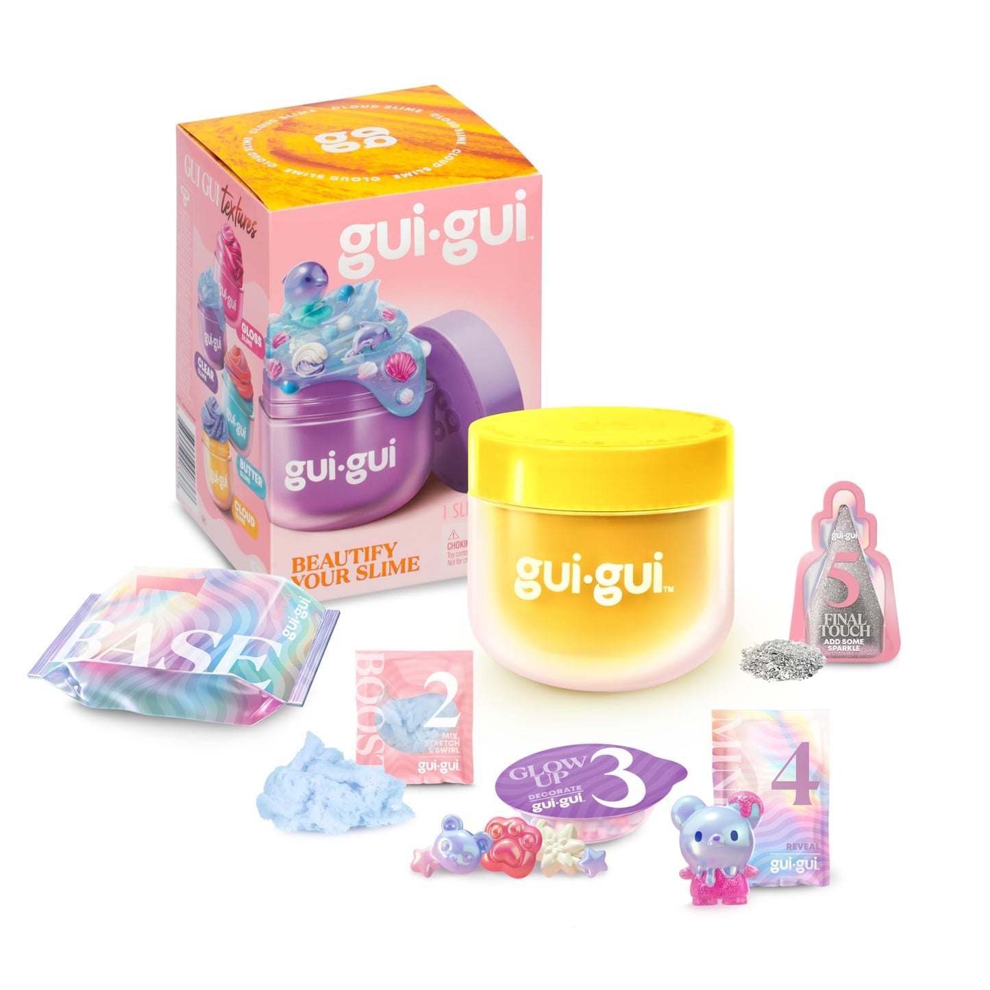 GUI GUI Exclusive Twin Pack Bundle, The Most Beautiful Slime Ever, Made By You, Level Up Your Slime with a Major Glow-up, 2 Different GUI GUI Scented Slimes with 2 Amazing Textures, Butter & Cloud 🍁 All In One Marketplace Canada