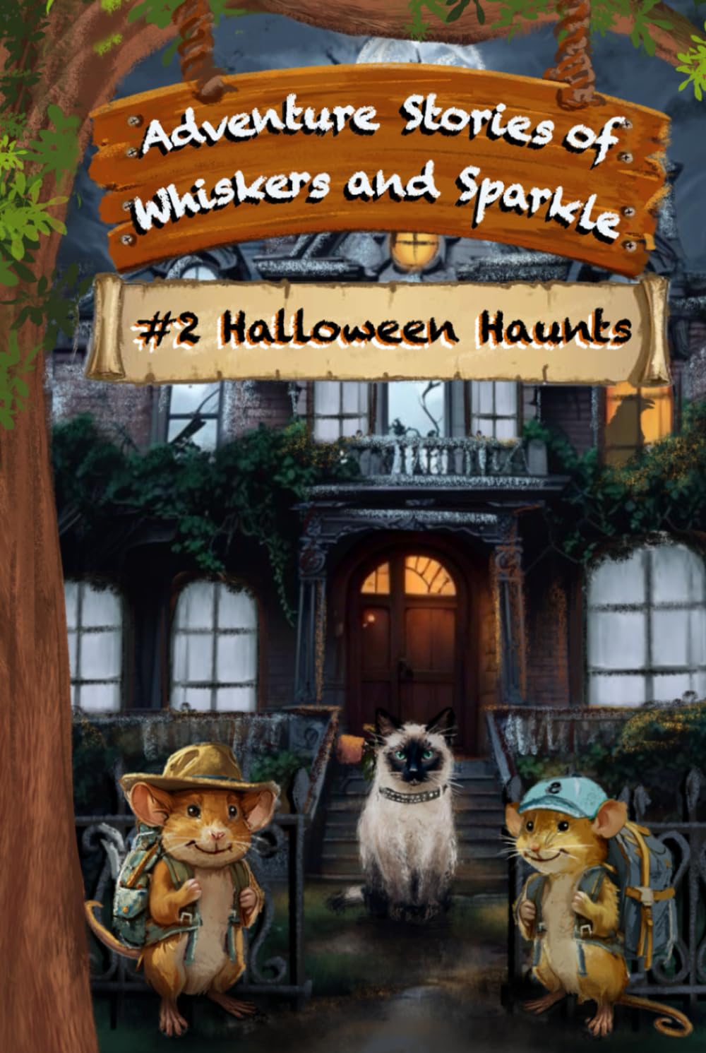 Hantises d'Halloween : Histoires d'aventure de Moustaches et Étincelle