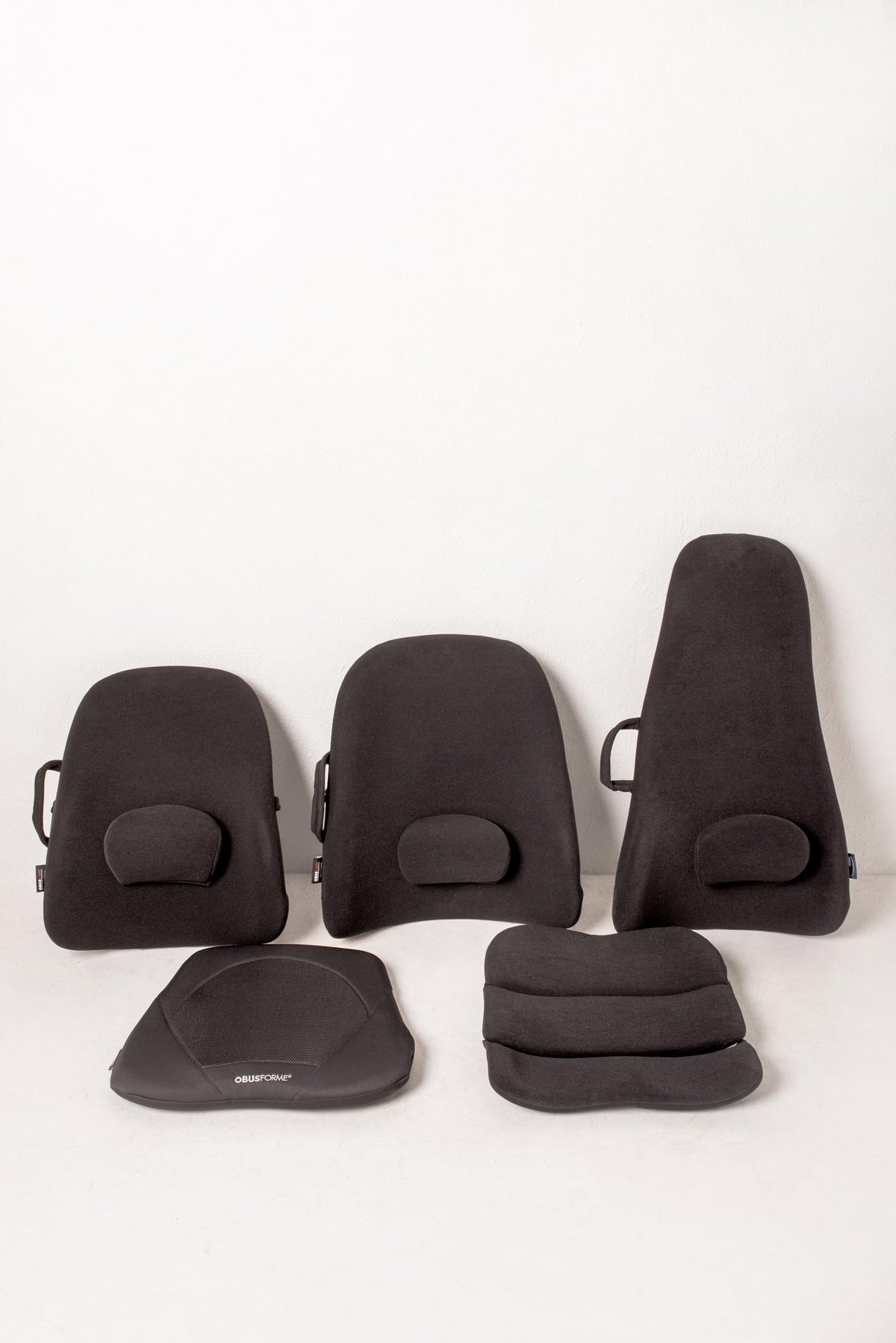 ObusForme Lowback Backrest Support - Lower Back Padded Seat Cushion and Lumbar Support Pillow, Portable Posture Support with Soft and Durable Foam