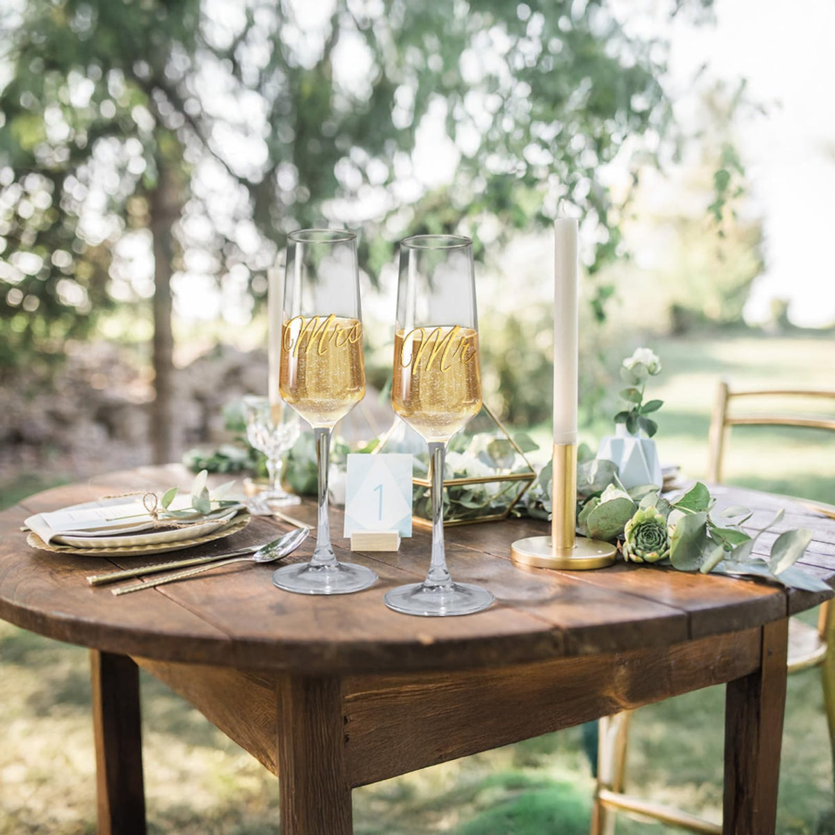 PARACITY Champagne Flutes 8.5OZ/250NL, Crystal Champagne Glasses Set of 2 🍁 All In One Marketplace Canada