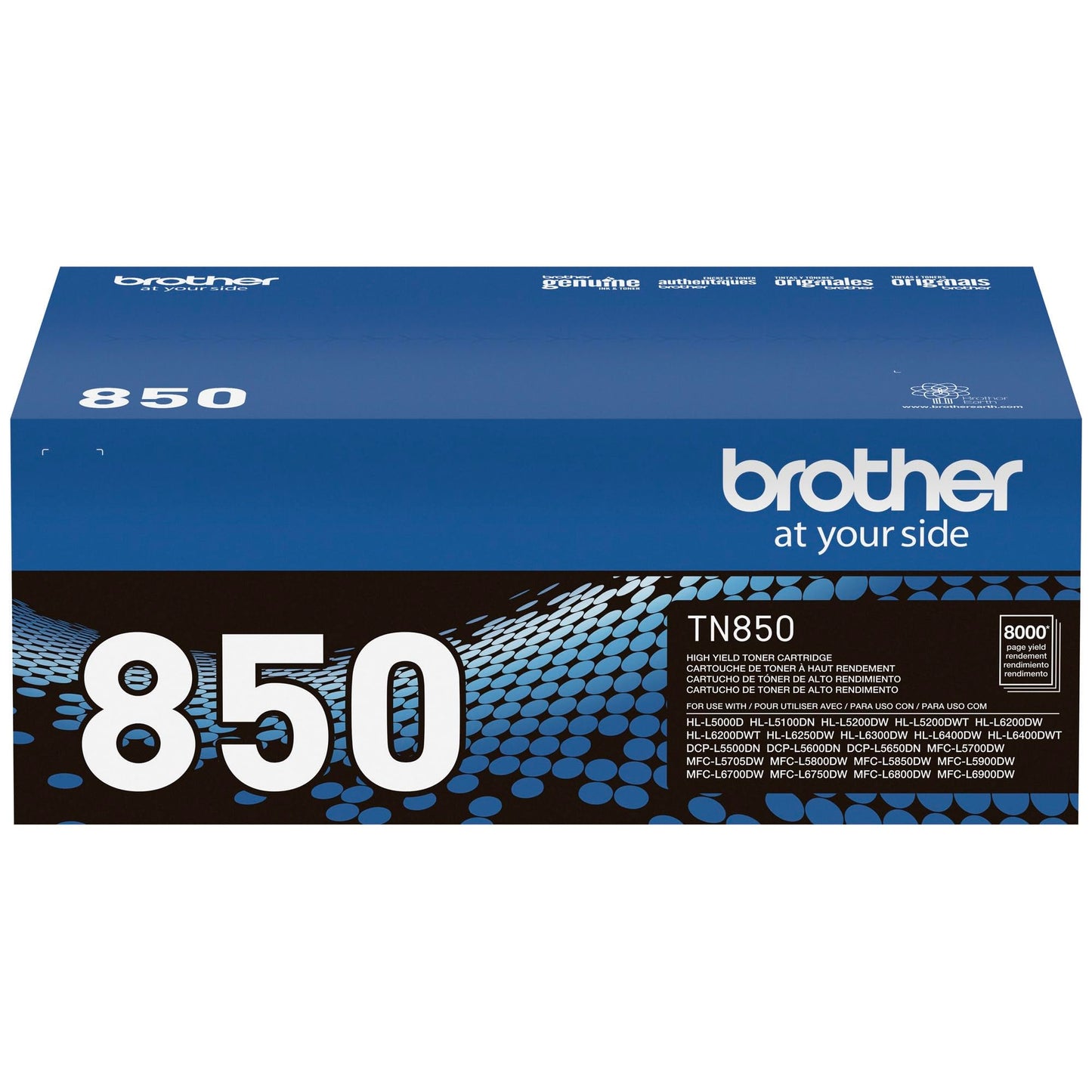 Brother Original TN850 High-Yield Black Toner Cartridge, Higher Yield for Value, Original Toner Replacement cartridges, Toner for Brother Laser Printers HL-L5000D, MFC-L5700DW, MFC-L5800DW, and More 🍁 All In One Marketplace Canada