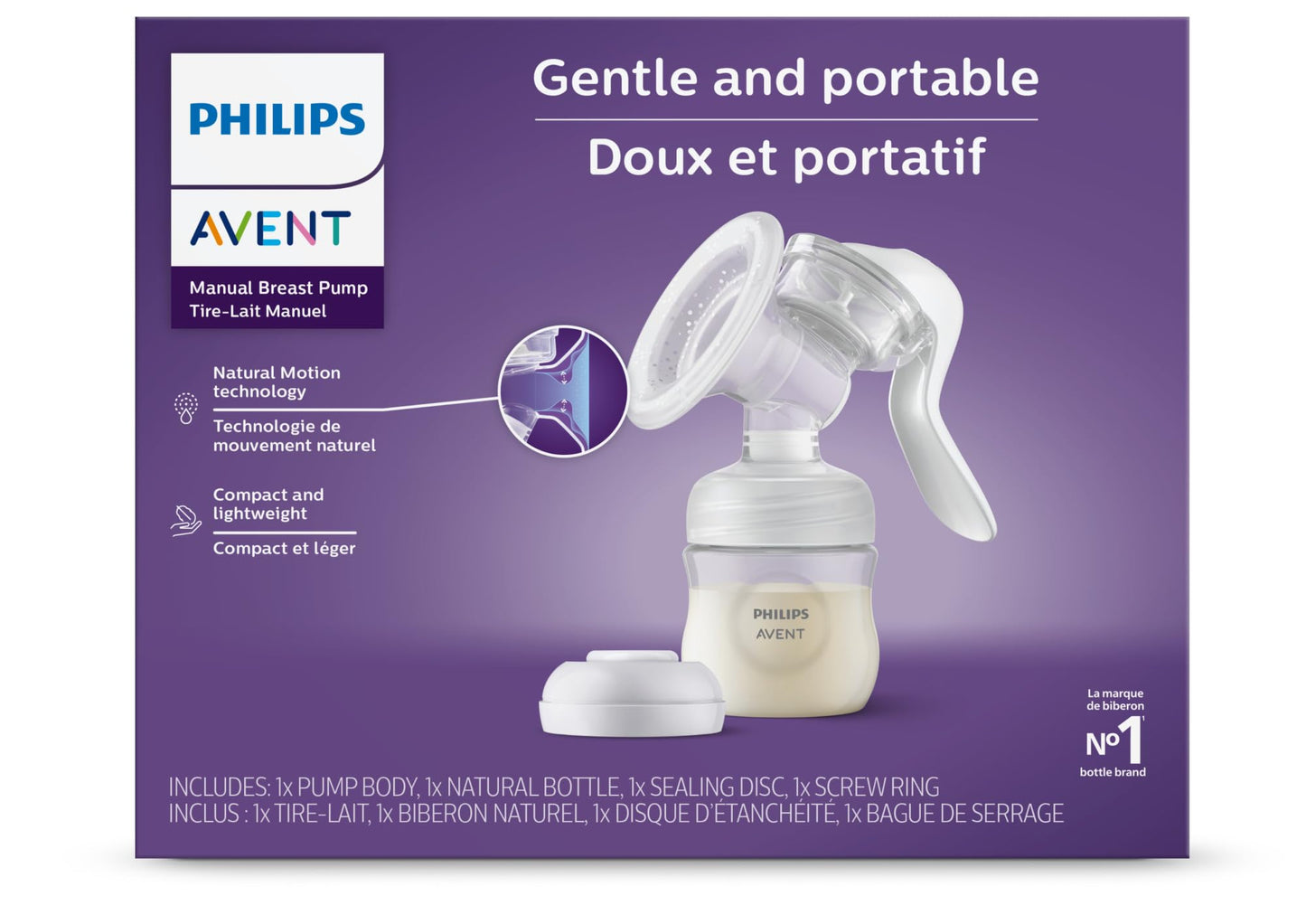 Philips Avent Manual Breast Pump, SCF430/03 π All In One Marketplace Canada