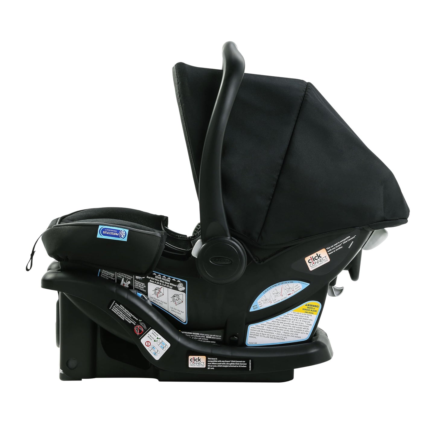 Graco SnugRide 35 Lite LX Infant Car Seat, 1.8-15.8 kg (4-35 lb), Gotham - Available at All In One Marketplace Canada