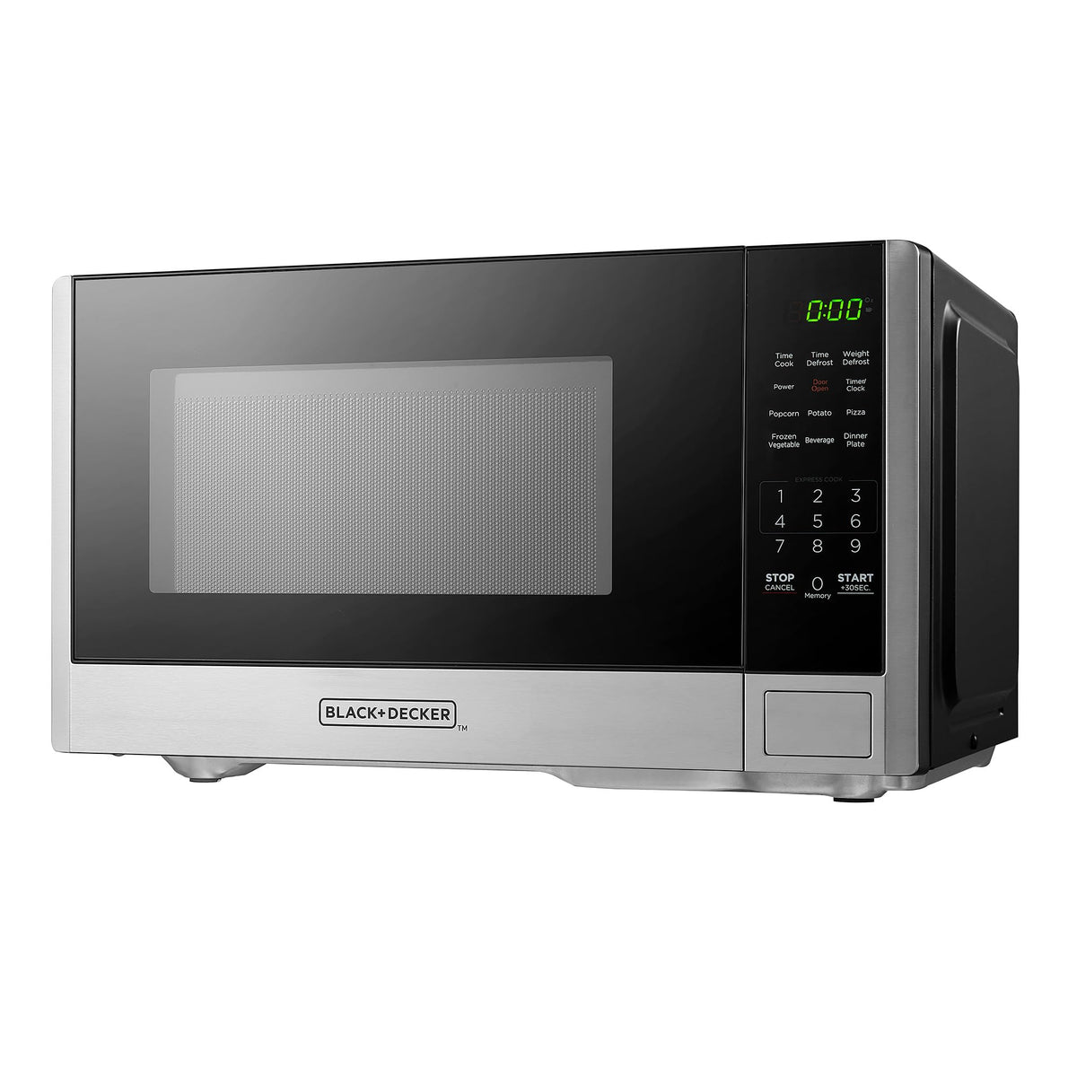 BLACK+DECKER Microwave Oven, 0.9 Cu.ft 900W Digital, Stainless Steel