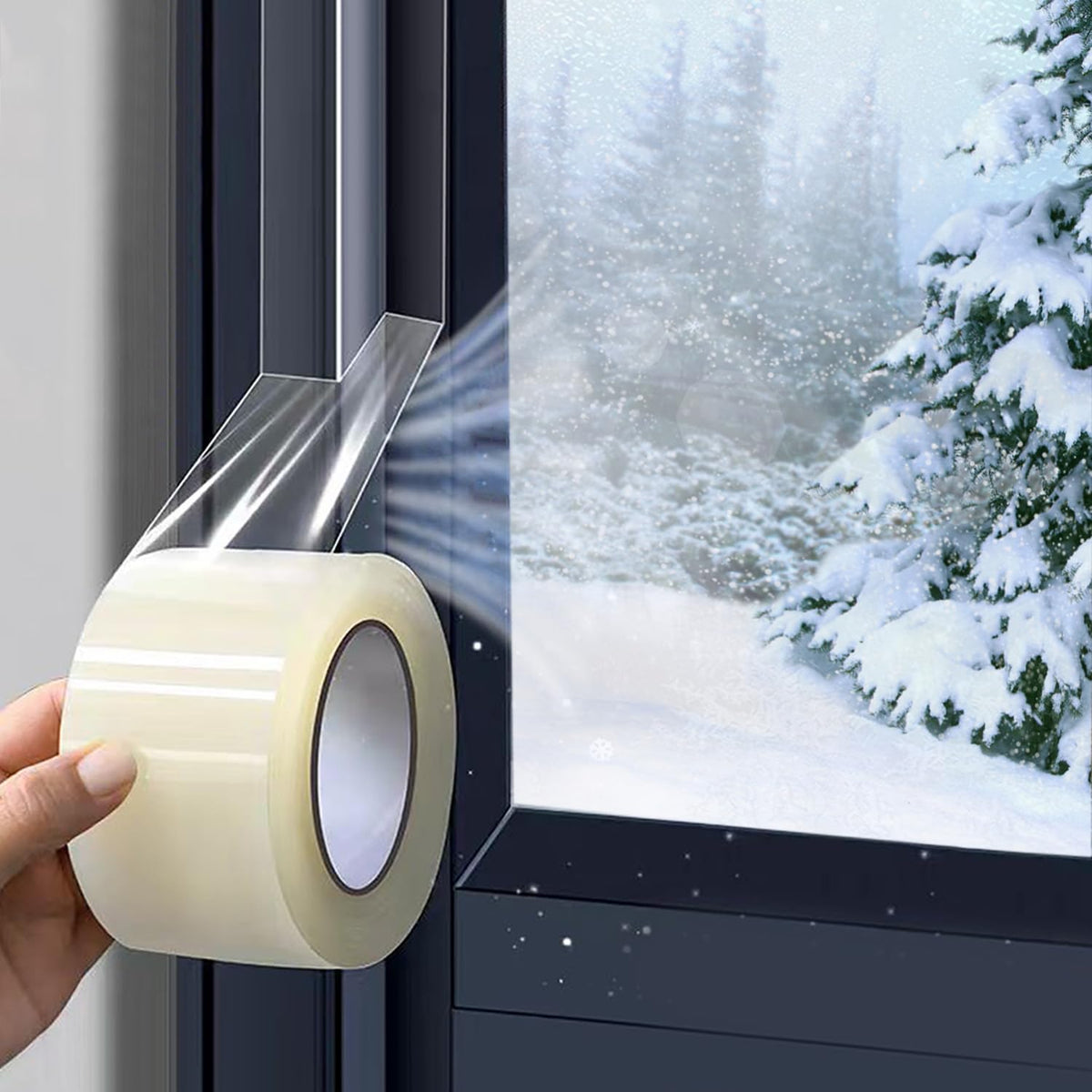 Dstorelhp Transparent Weather Stripping Tape, Window Insulation Kit đ All In One Marketplace Canada
