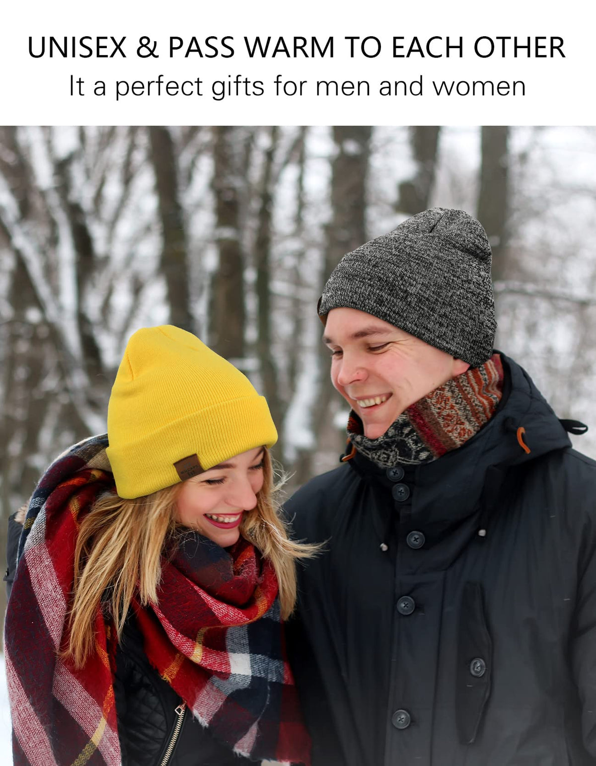 Wmcaps Winter Beanie Toque Knit Hat Gifts for Men Women Grey 🍁 All In One Marketplace Canada