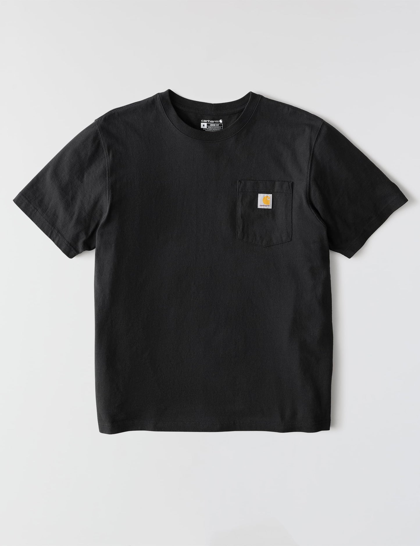 Carhartt Men's K87 Workwear Short Sleeve T-Shirt (Regular and Big & Tall Sizes), Black, 3XL (Reg)