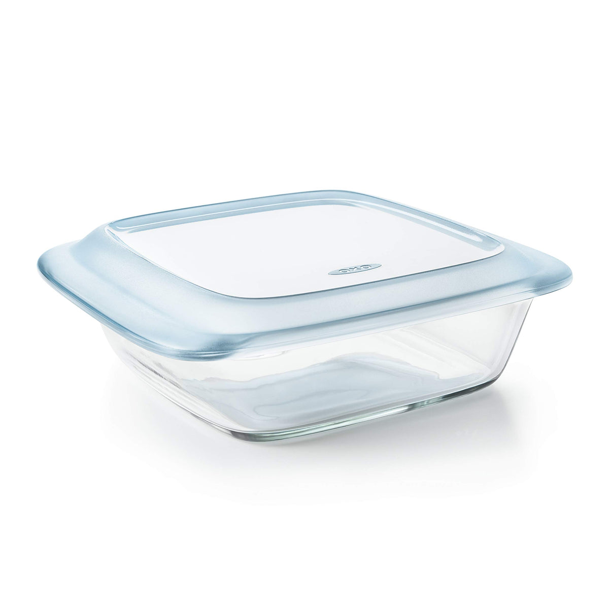 OXO Good Grips Freezer-to-Oven Safe Glass Baking Dish with Lid, 8x8, Clear