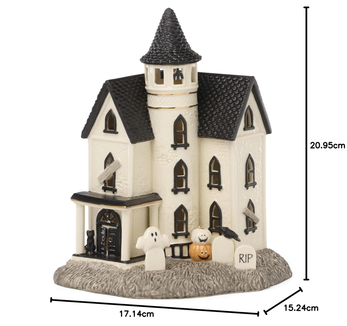 Lenox Vintage Halloween Light-Up Manor Figurine