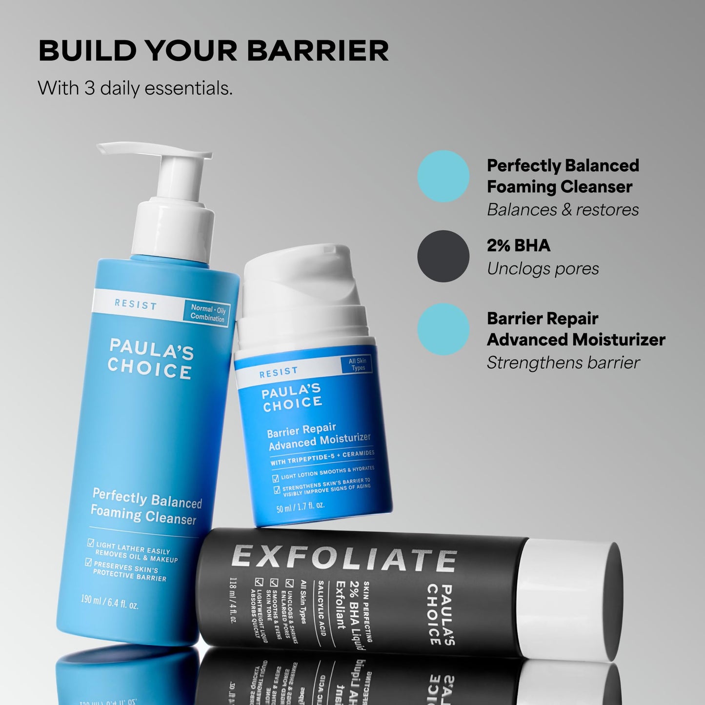 Paula's Choice RESIST Perfectly Balanced Foaming Cleanser, Hyaluronic Acid & Aloe, Anti-Aging Daily Face Wash, for Enlarged Pores & Oily Skin, Fragrance-Free, 190 mL - Available at All In One Marketplace Canada