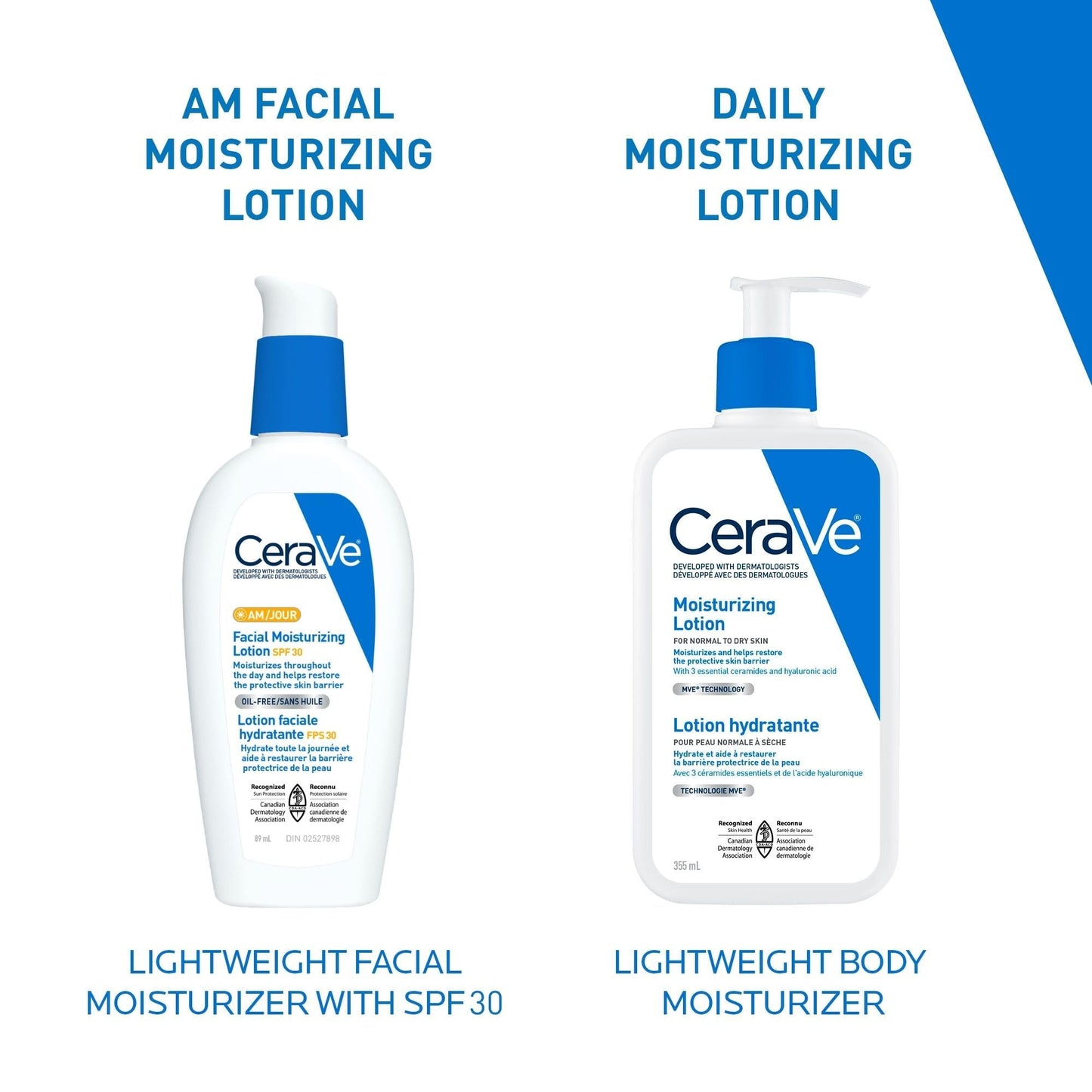 CeraVe Facial Moisturizer with SPF 30. Face Sunscreen Lotion with Hyaluronic Acid, Niacinamide & Ceramides for Women & Men. Oil-free, normal to dry skin. Verified Extended Use Date, Travel Size 89ML