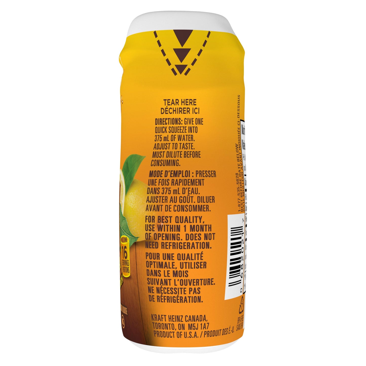 Country Time Lemon Iced Tea Liquid Drink Mix, 48 mL Bottle (Pack of 12) π All In One Marketplace Canada