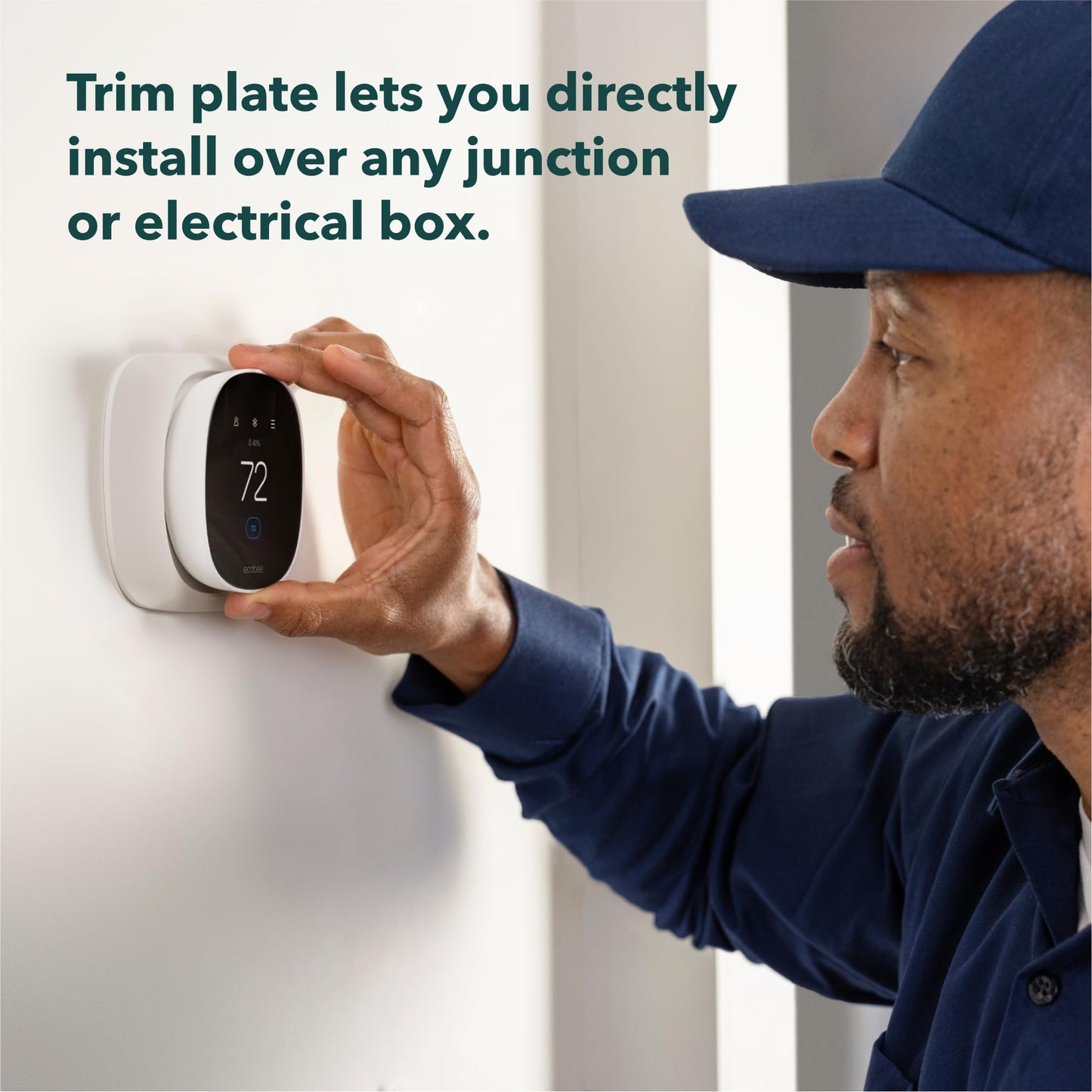 ecobee Trim Plate for Smart Thermostat Essential - Thermostat Accessory ecobee
