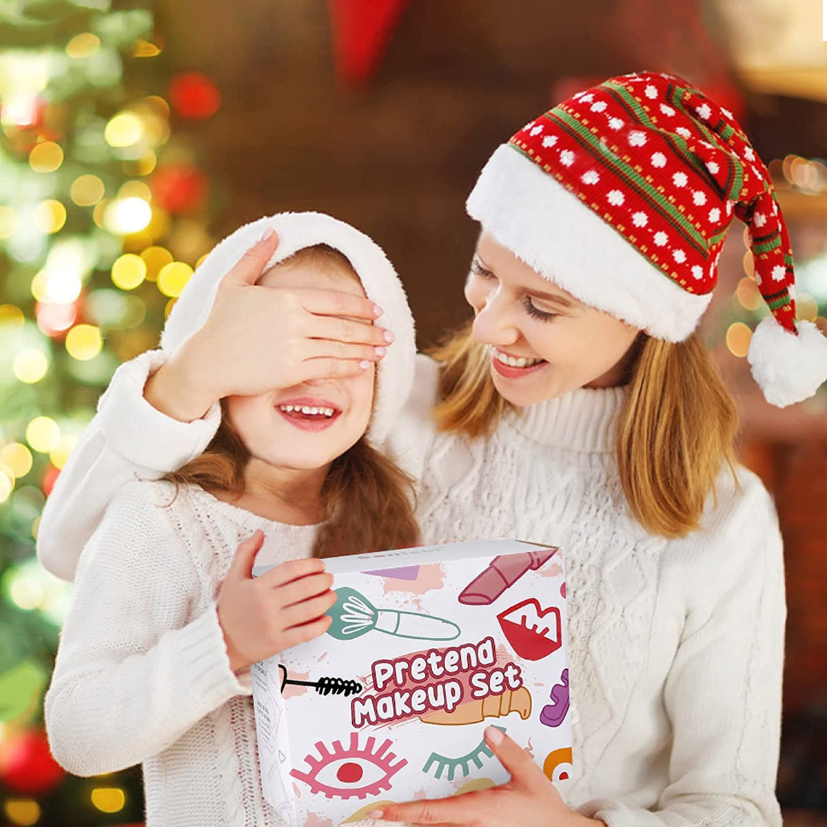 Sanlebi Pretend Makeup Kit for Toddlers Girl 3 4 5 6 7+ - Kids Pretend Play 🍁 All In One Marketplace Canada