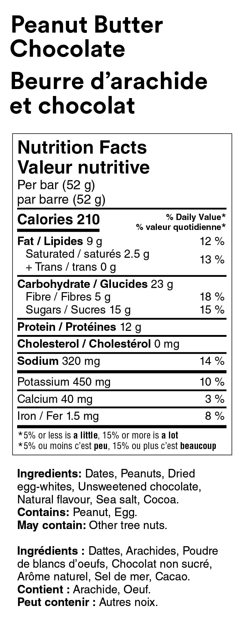 RXBAR Peanut Butter Chocolate Protein Bars - 12 Pack (52g each)